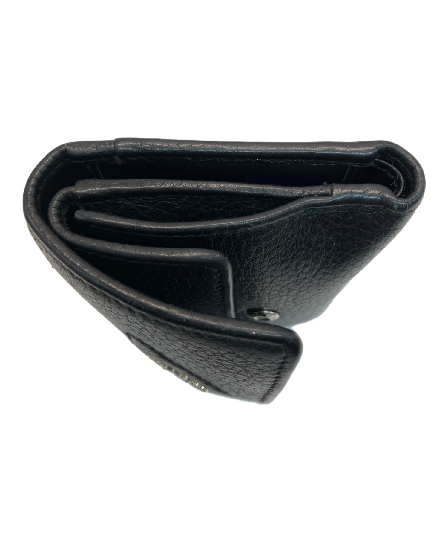 中古・古着通販】PRADA (プラダ) 3つ折り財布 ブラック｜ブランド 