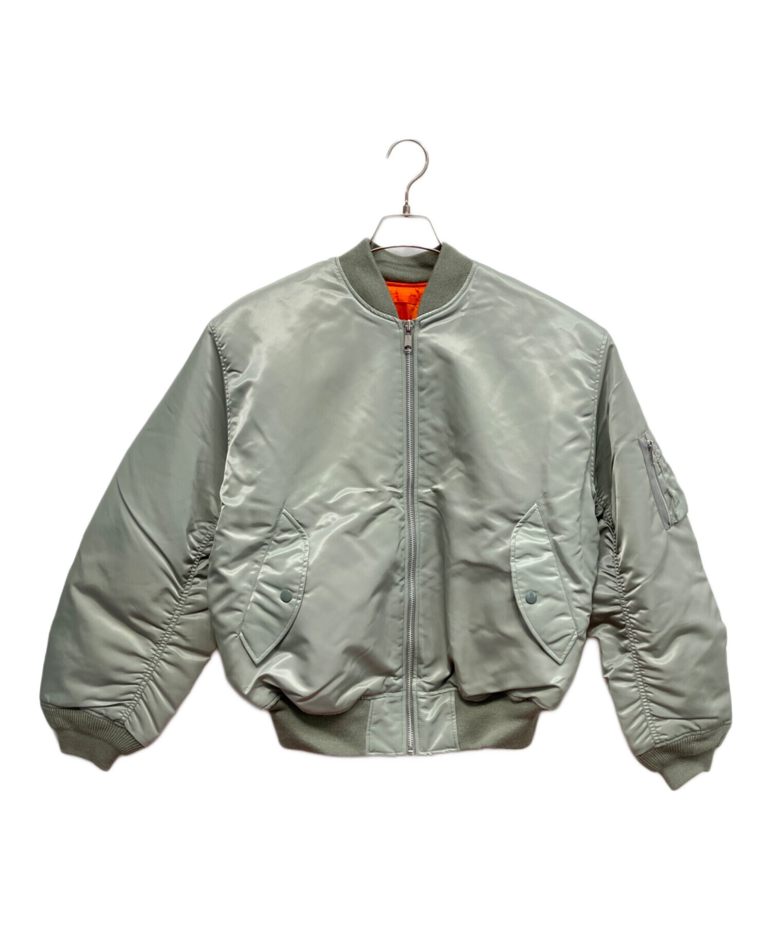 中古・古着通販】UNIQLO (ユニクロ) MA-1ジャケット グレー サイズ:XL