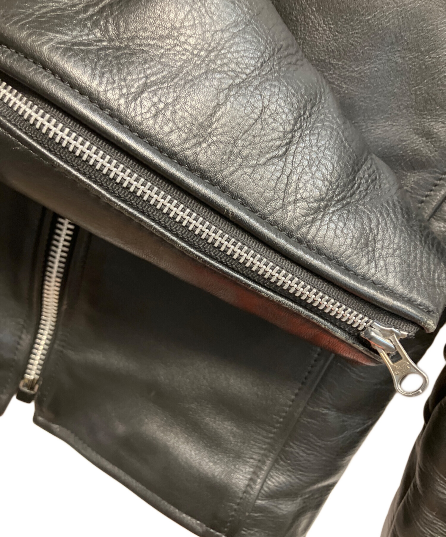 中古・古着通販】VANSON (バンソン) シングルライダースジャケット
