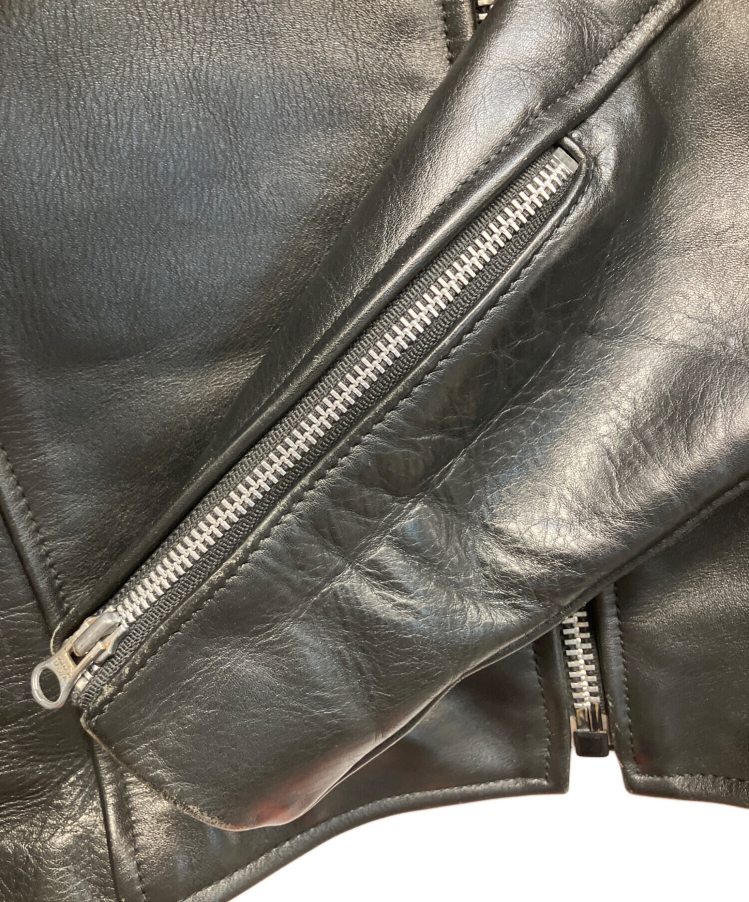 中古・古着通販】VANSON (バンソン) シングルライダースジャケット