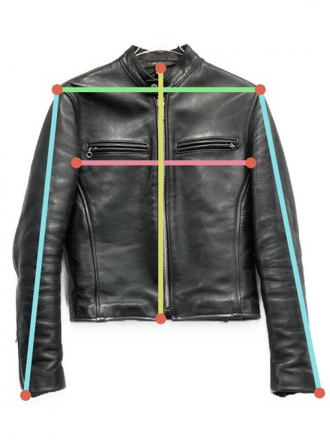 中古・古着通販】VANSON (バンソン) シングルライダースジャケット