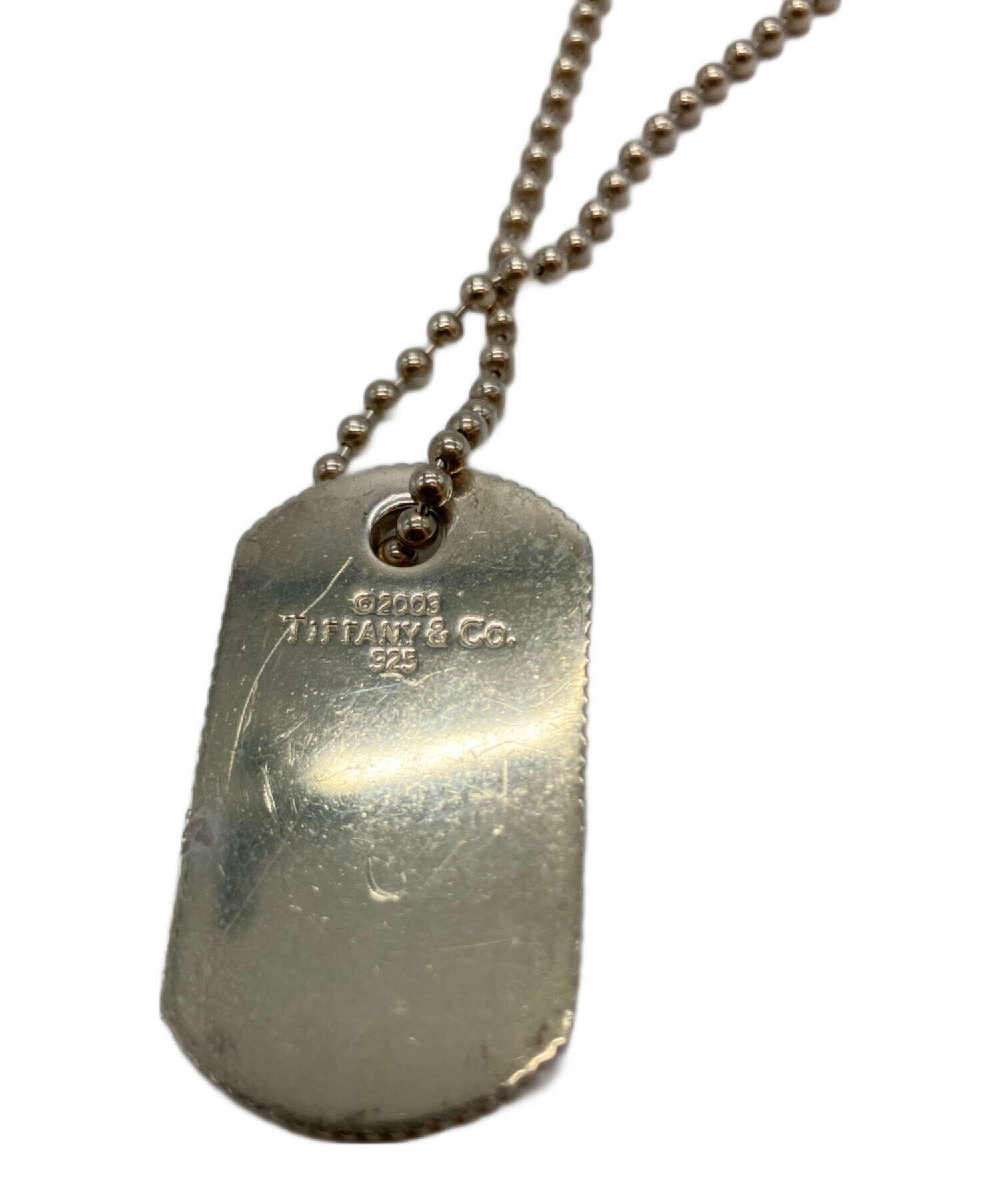 中古・古着通販】TIFFANY & Co. (ティファニー) ドッグタグ プレート