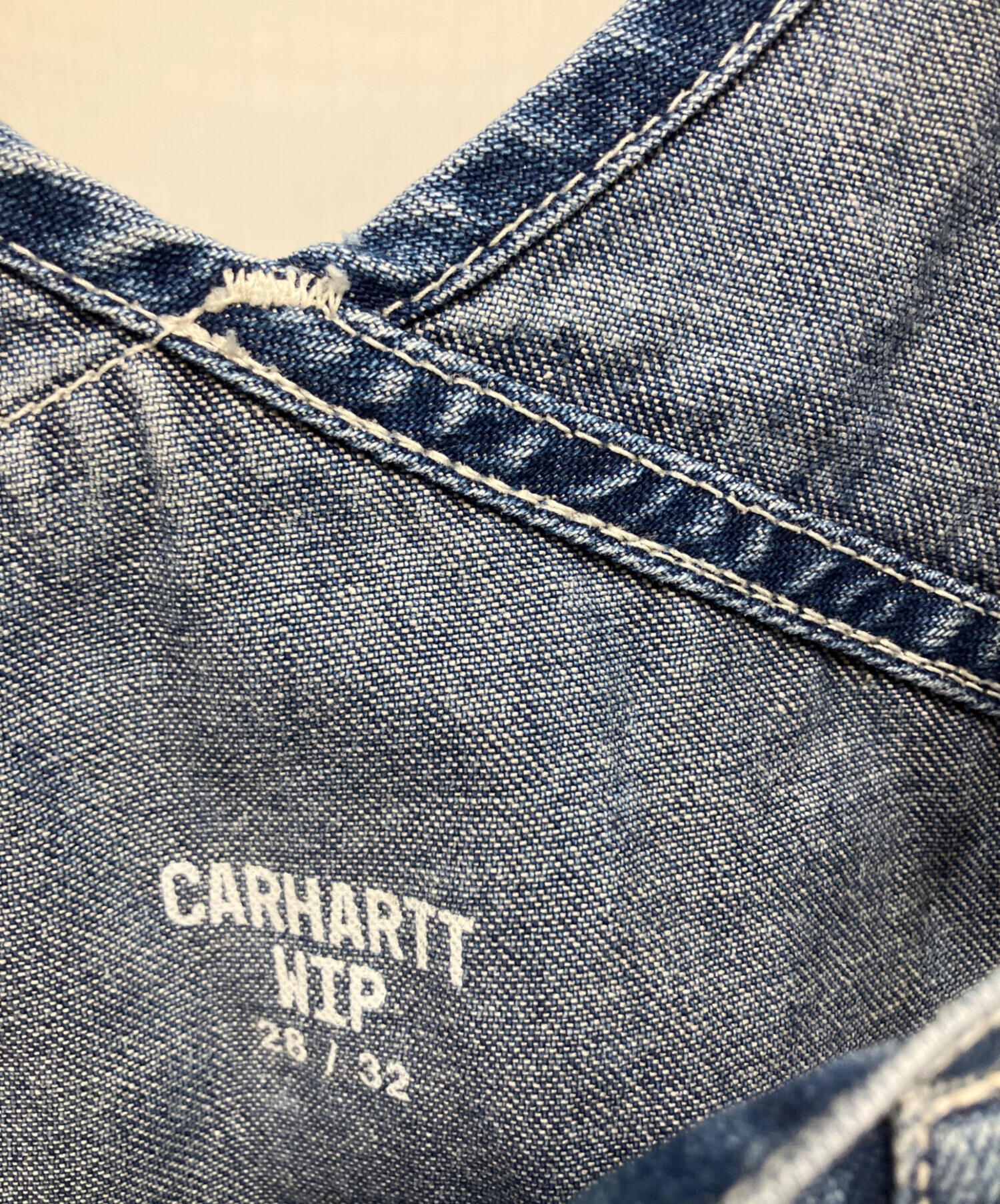 中古・古着通販】CarHartt (カーハート) オーバーオール ブルー サイズ