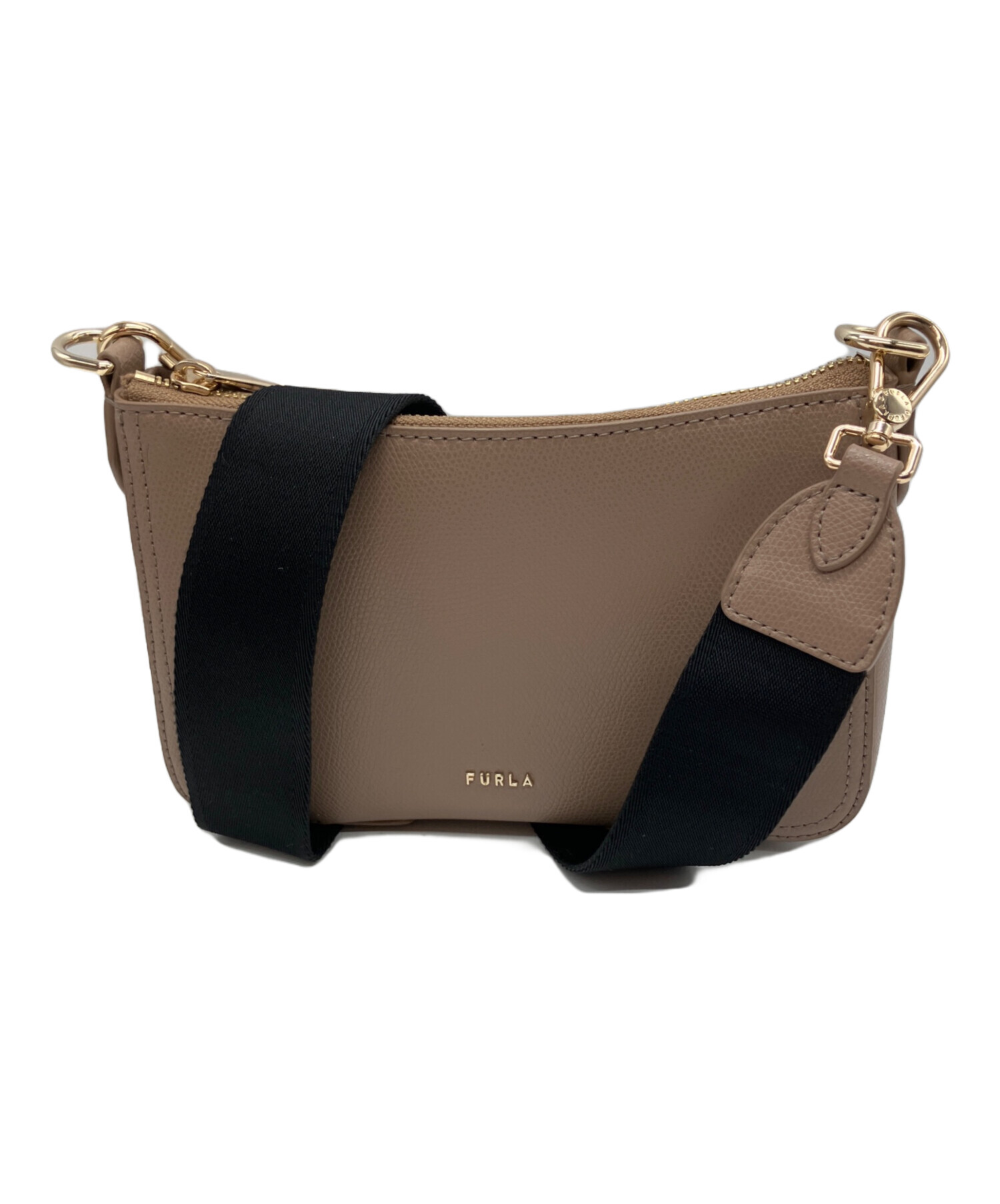 中古・古着通販】FURLA (フルラ) ショルダーバッグ グレージュ