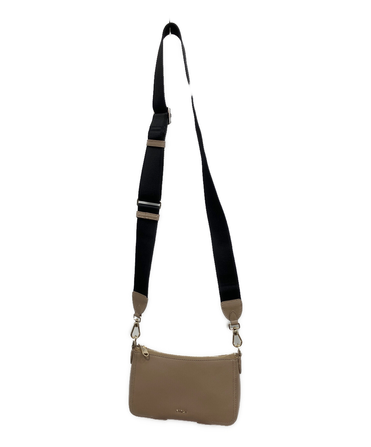 中古・古着通販】FURLA (フルラ) ショルダーバッグ グレージュ