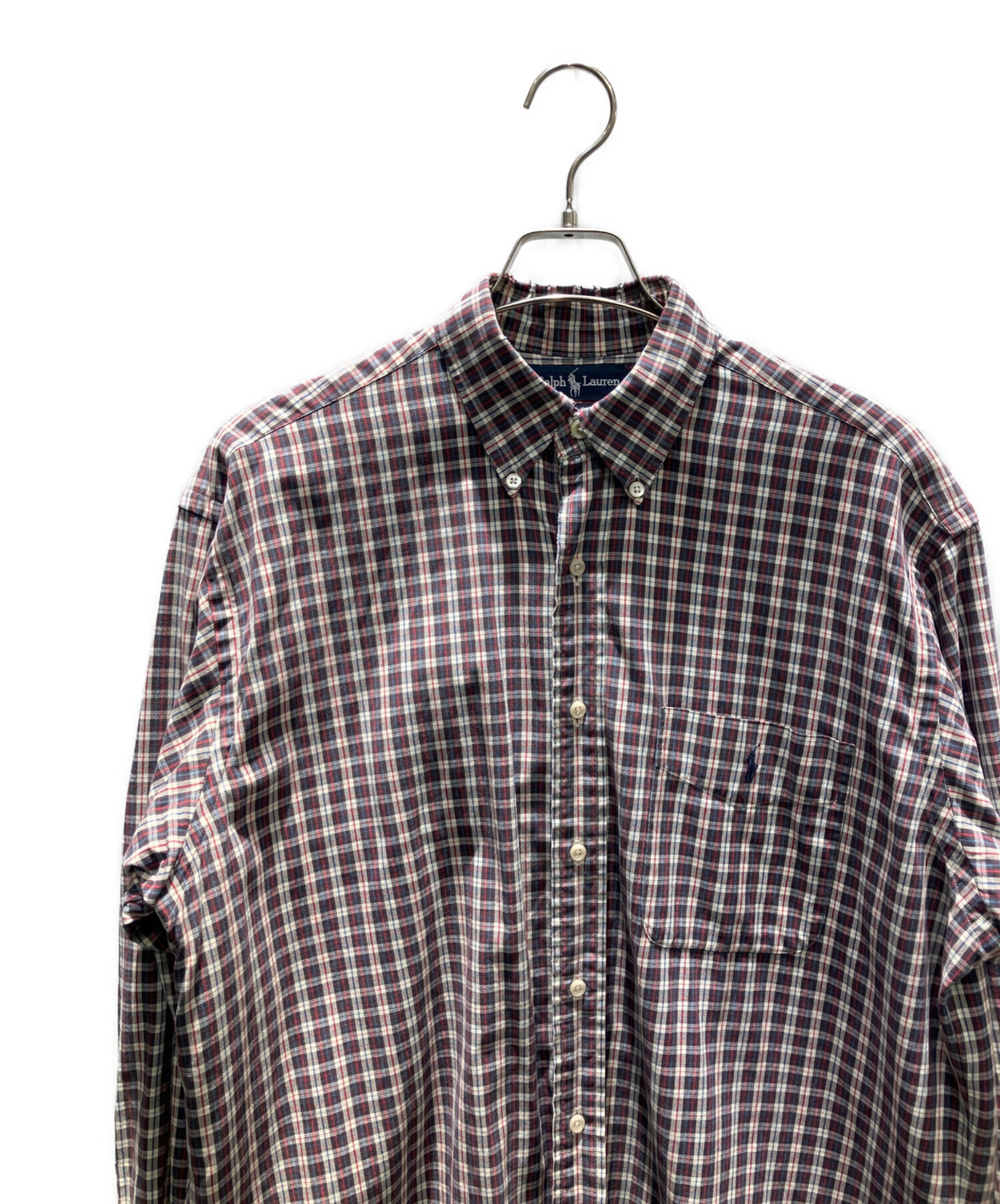 【古着】RRL コットン長袖シャツ　Mサイズ 中古・古着通販】RALPH LAUREN (ラルフローレン) 90s 長袖シャツ