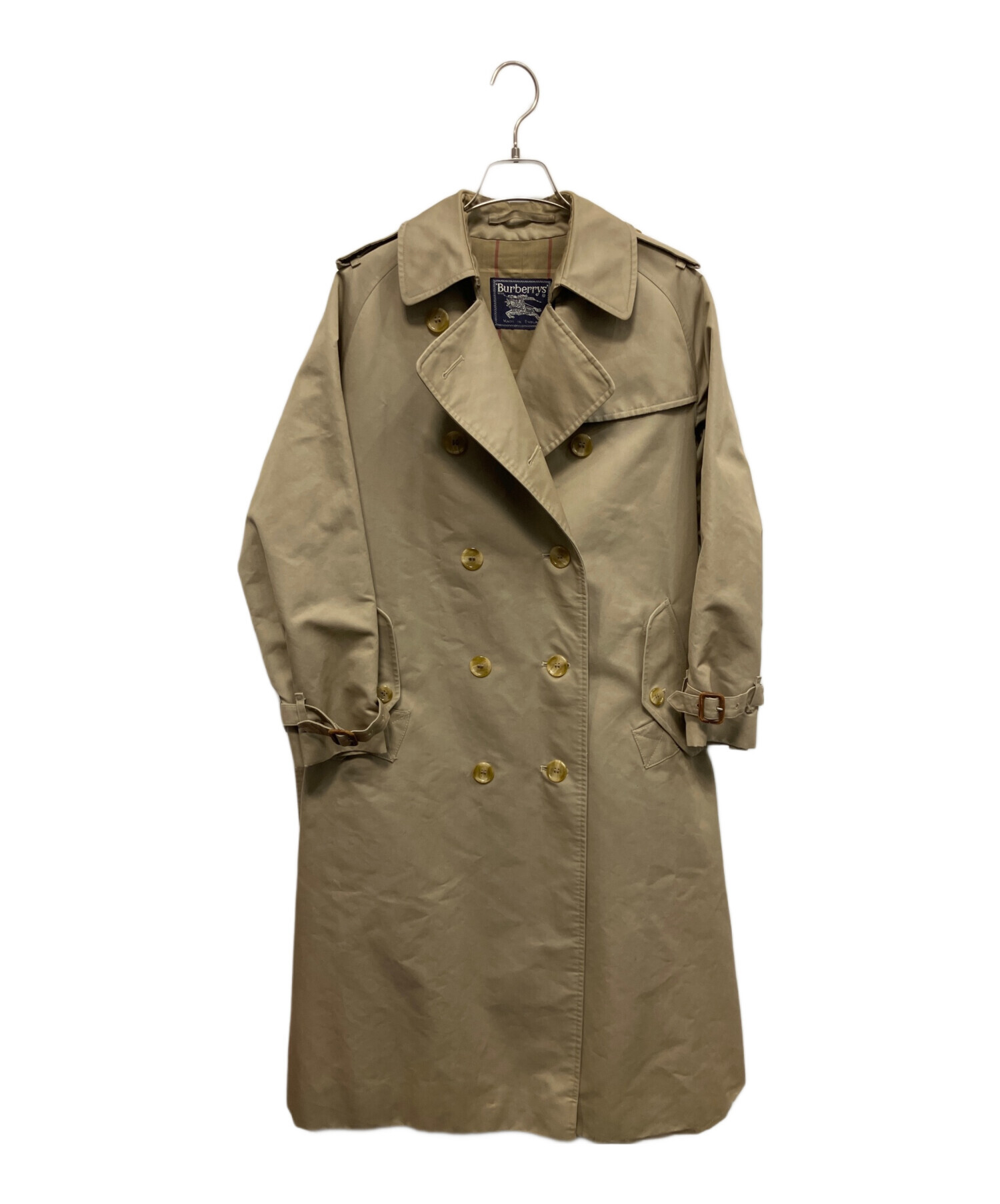 【特別価格】Burberrys一枚袖トレンチコート ライナー付きイングランド製 中古・古着通販】Burberry's (バーバリーズ) 一枚袖ライナー付き
