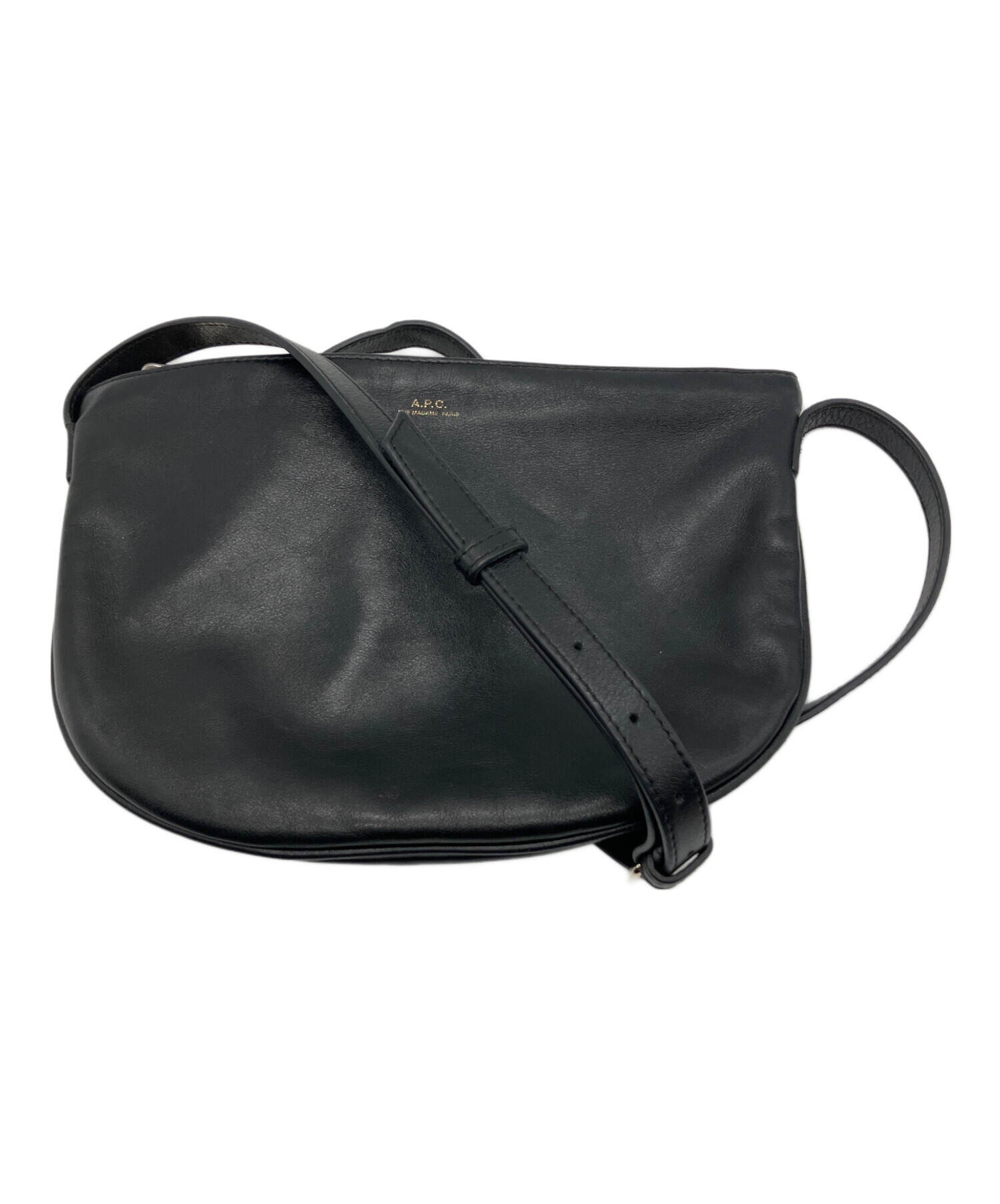 中古・古着通販】A.P.C. (アーペーセー) ショルダーバッグ ブラック
