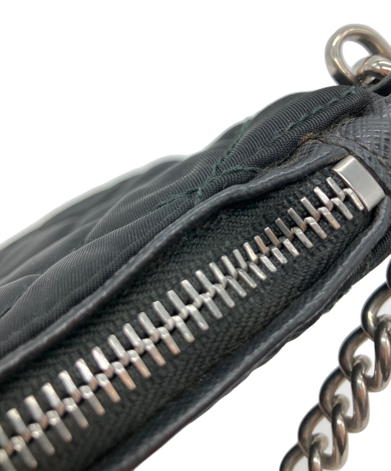 中古・古着通販】PRADA (プラダ) キルティングナイロン2WAYチェーン