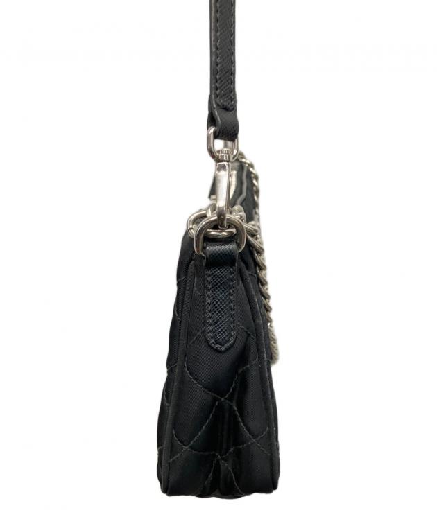 中古・古着通販】PRADA (プラダ) キルティングナイロン2WAYチェーン