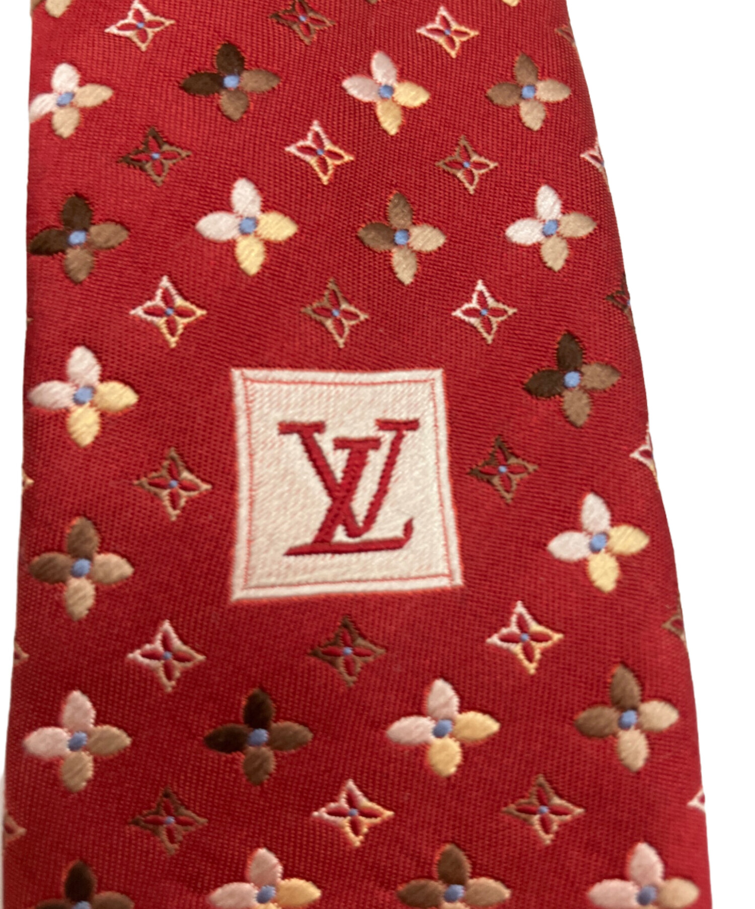 中古・古着通販】LOUIS VUITTON (ルイ ヴィトン) ネクタイ レッド