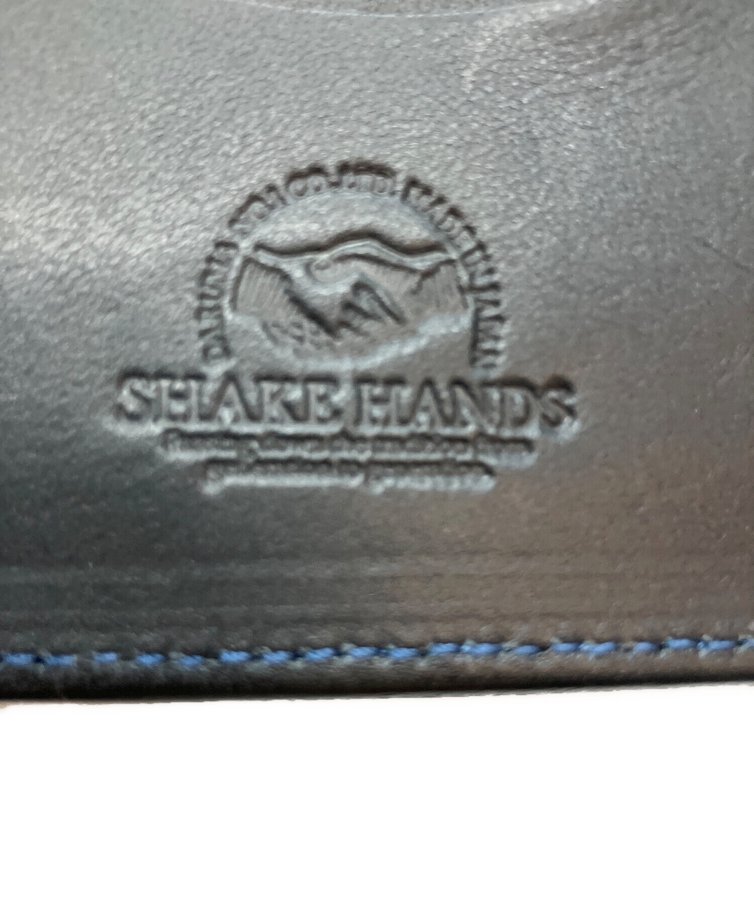 中古・古着通販】SHAKE HANDS (シェイクハンズ) 2つ折り財布 ブラック
