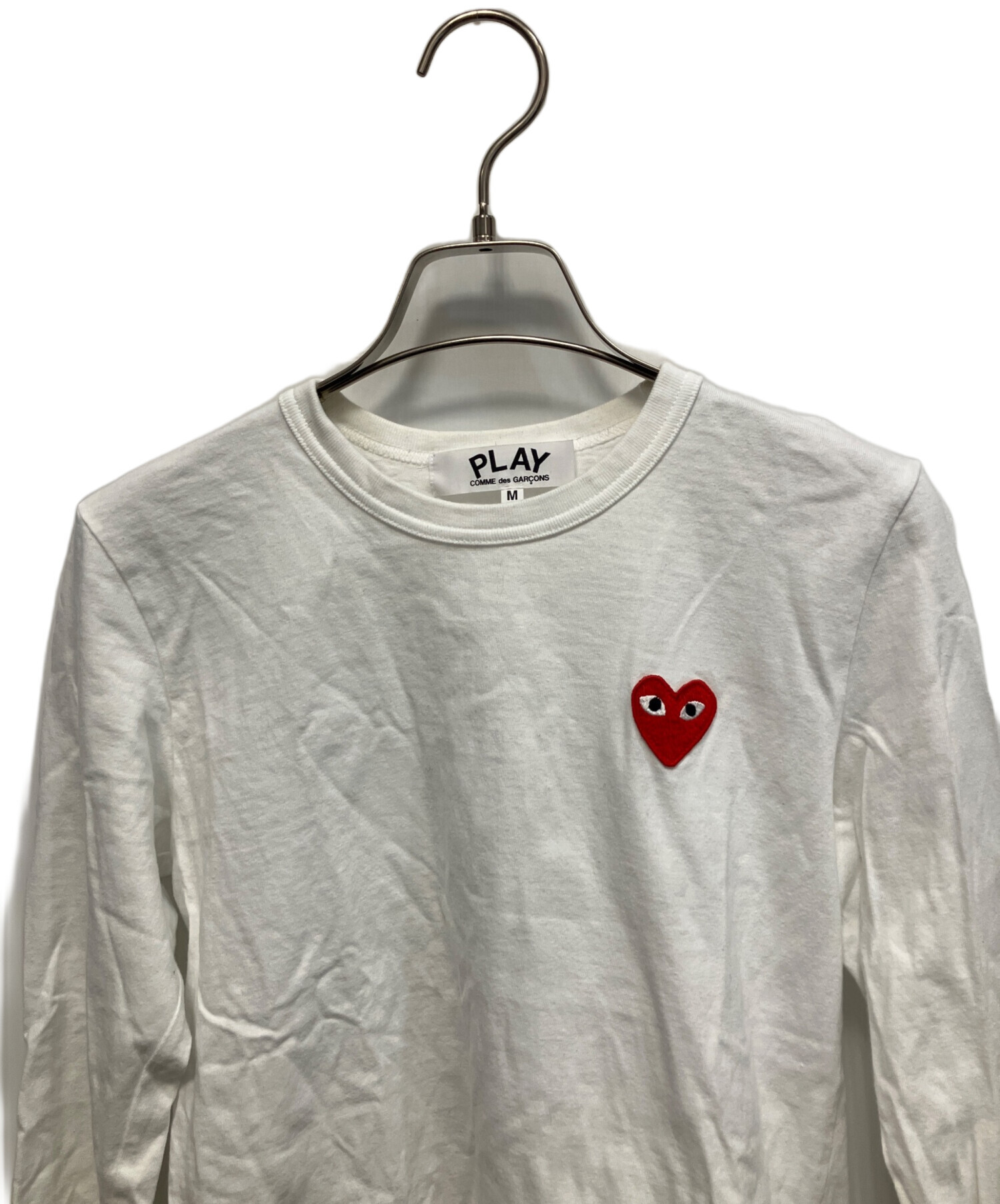 PLAY COMME des GARCONS(プレイコムデギャルソン) Border Long Sleeve T-Shirt レディース JPN：XS 【中古】【ブランド古着バズストア】 中古・古着通販】PLAY COMME des GARCONS (プレイコムデギャルソン