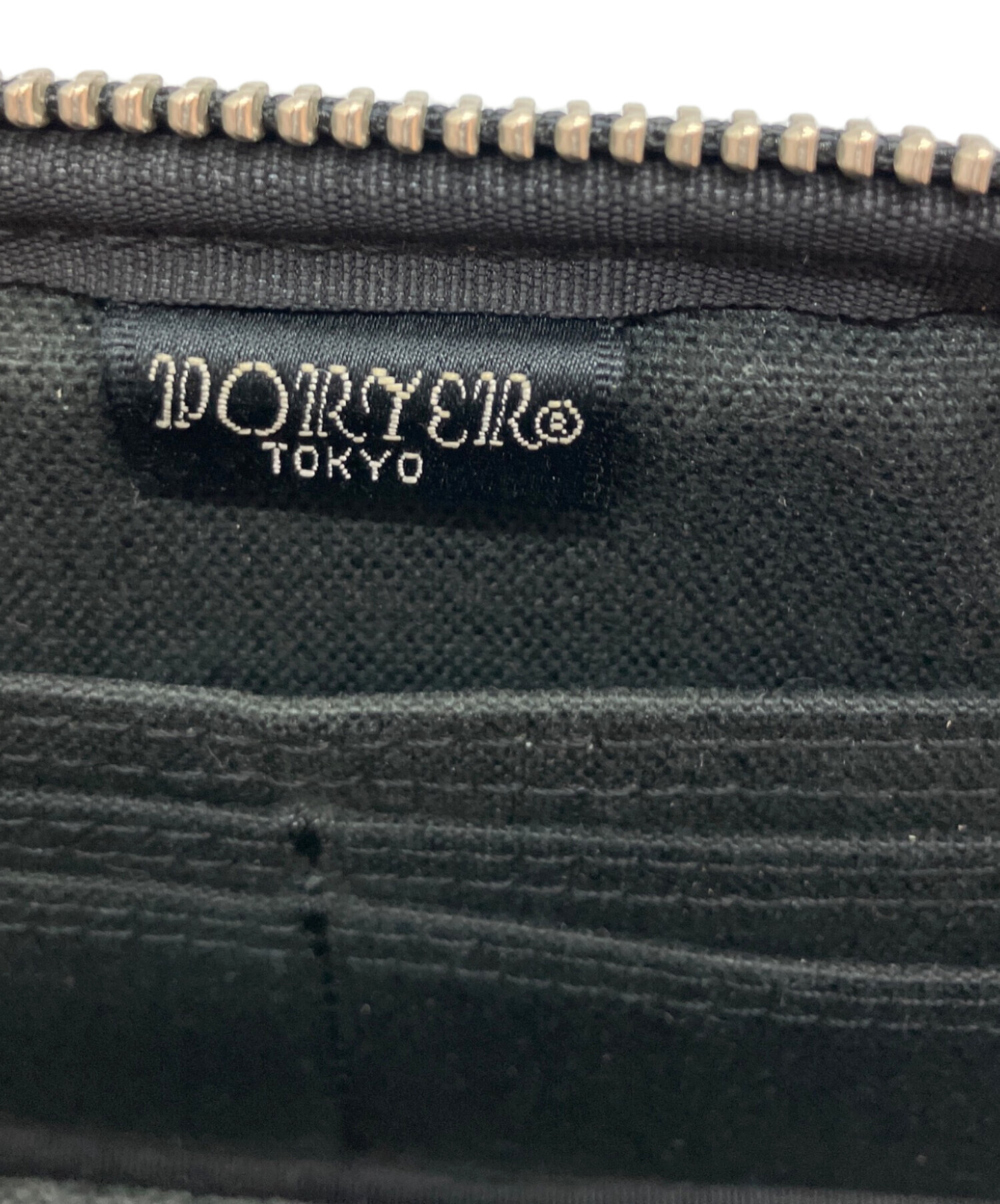 中古・古着通販】PORTER (ポーター) ラウンドファスナー財布｜ブランド
