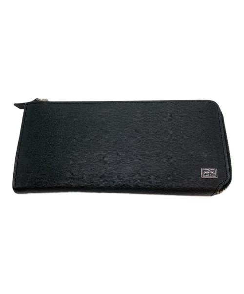 一週間大幅値下げ！未使用級PORTER 長財布！ color black！ 中古・古着通販】PORTER (ポーター) CURRENT(カレント) 長財布