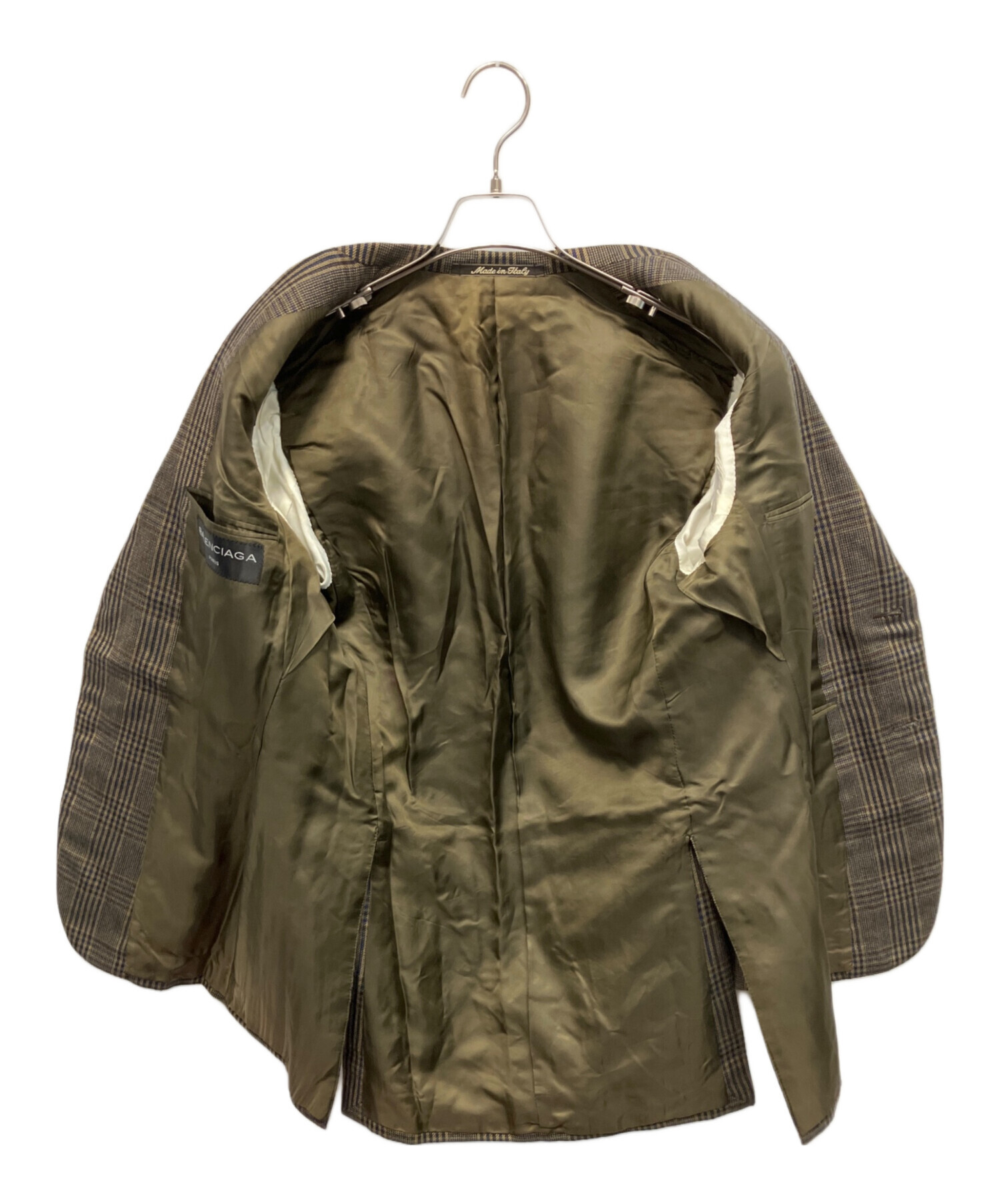 中古・古着通販】BALENCIAGA (バレンシアガ) チェック テーラード