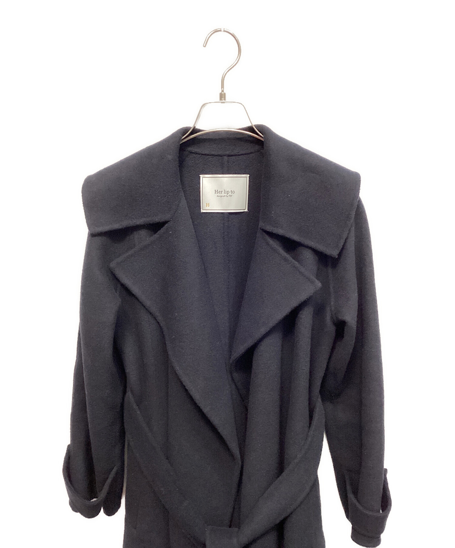 ジャケット・アウター Herlipto Lucca Wool Blend  Coat S HLT REPORT VOL.7】11 Ways to style Outerwear by Her lip to staff🍂