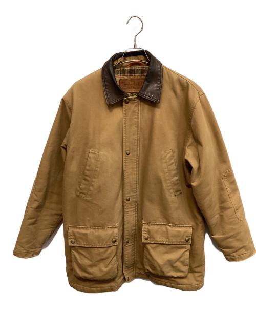 【専用】90s Timberland 襟レザーハンティングジャケット ウール size XS】90s Timberland ティンバーランド 襟レザー ハンティング
