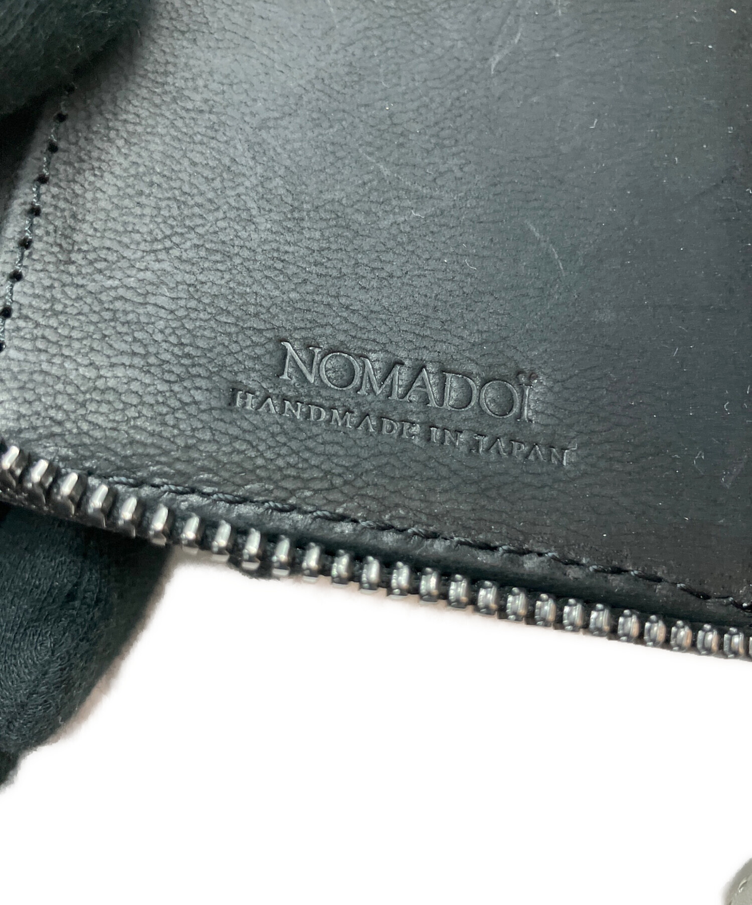 Nomadoi 牛革財布 未使用品 NAMWFAS3-60 グリーン Nomadoi 牛革財布 未