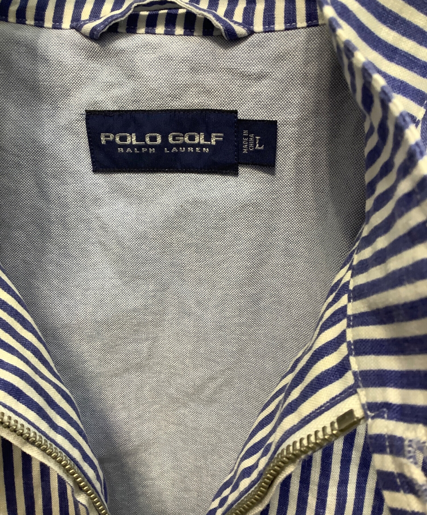 中古・古着通販】POLO GOLF (ポロ ゴルフ) ストライプ スイングトップ