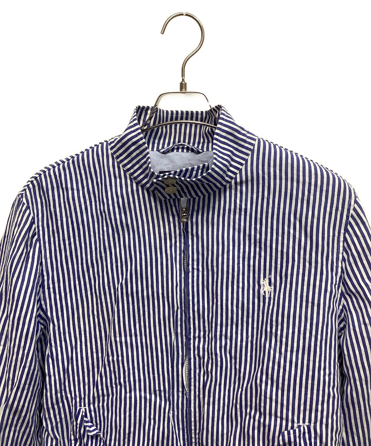 中古・古着通販】POLO GOLF (ポロ ゴルフ) ストライプ スイングトップ