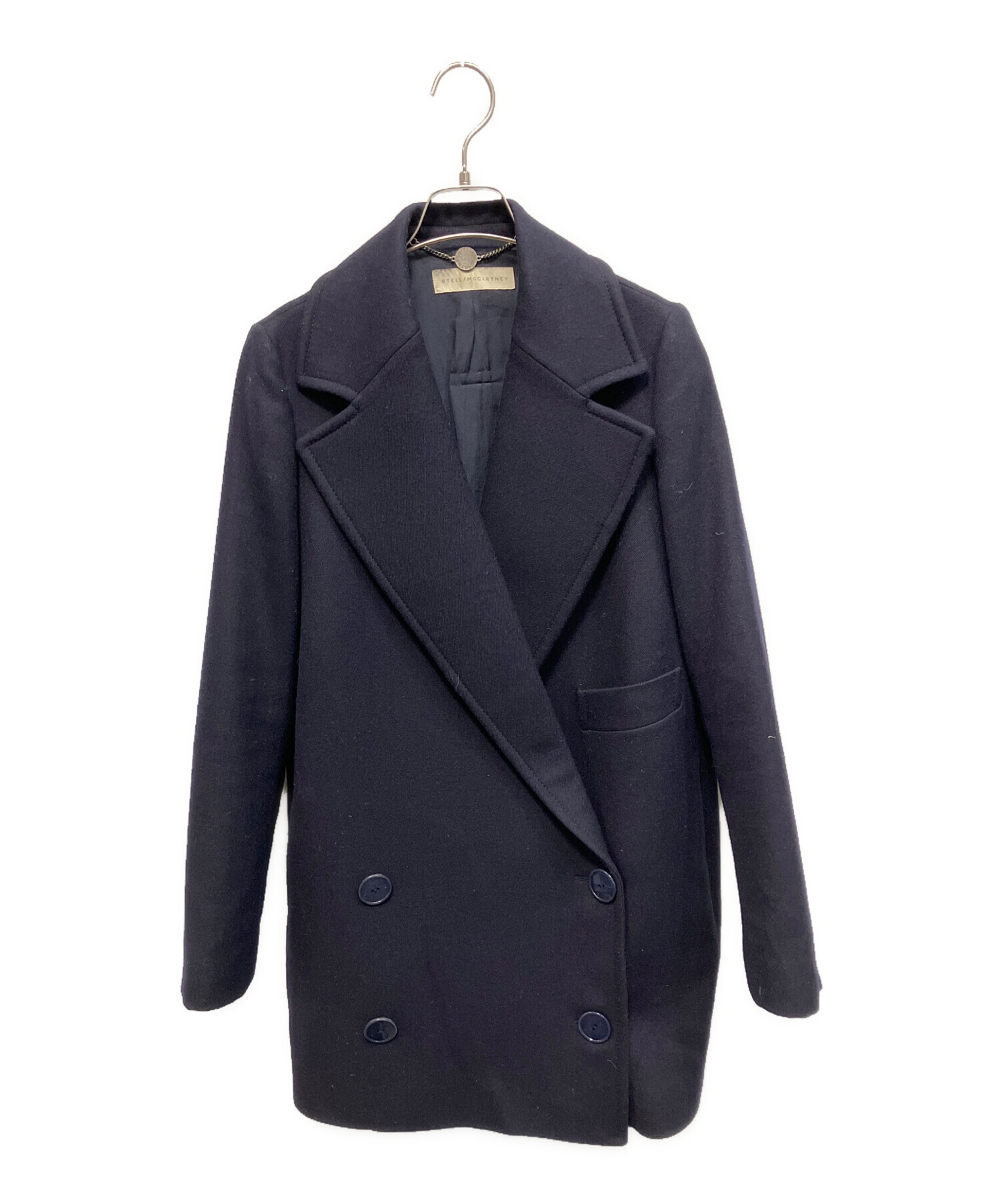 【美品】STELLA McCARTNEYステラマッカートニー　紺チェスターコート 中古・古着通販】STELLA McCARTNEY (ステラマッカートニー) ダブル