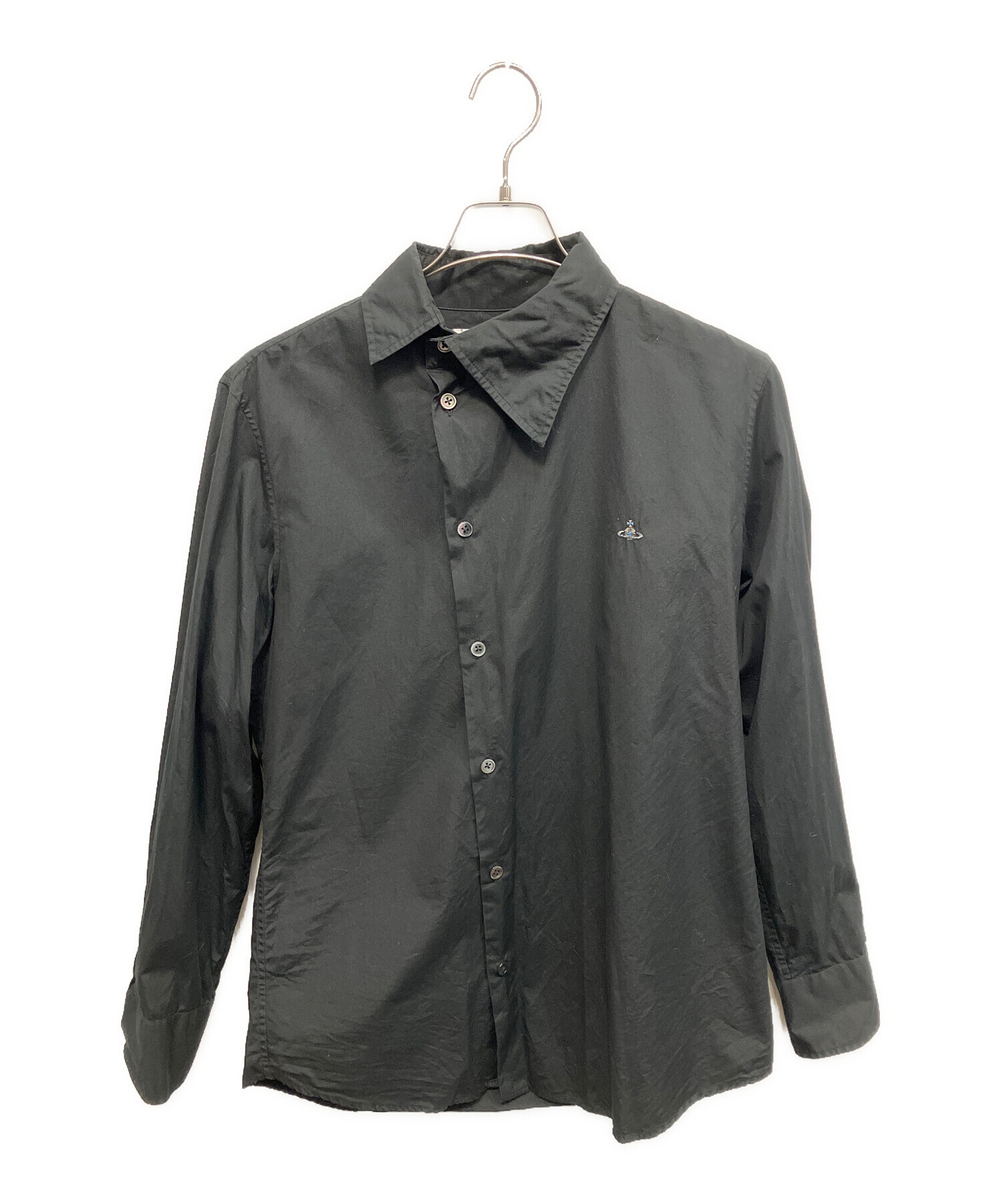 vivienne westwood MAN 黒シャツ 長袖 サイズ50 中古・古着通販】Vivienne Westwood (ヴィヴィアンウエストウッド