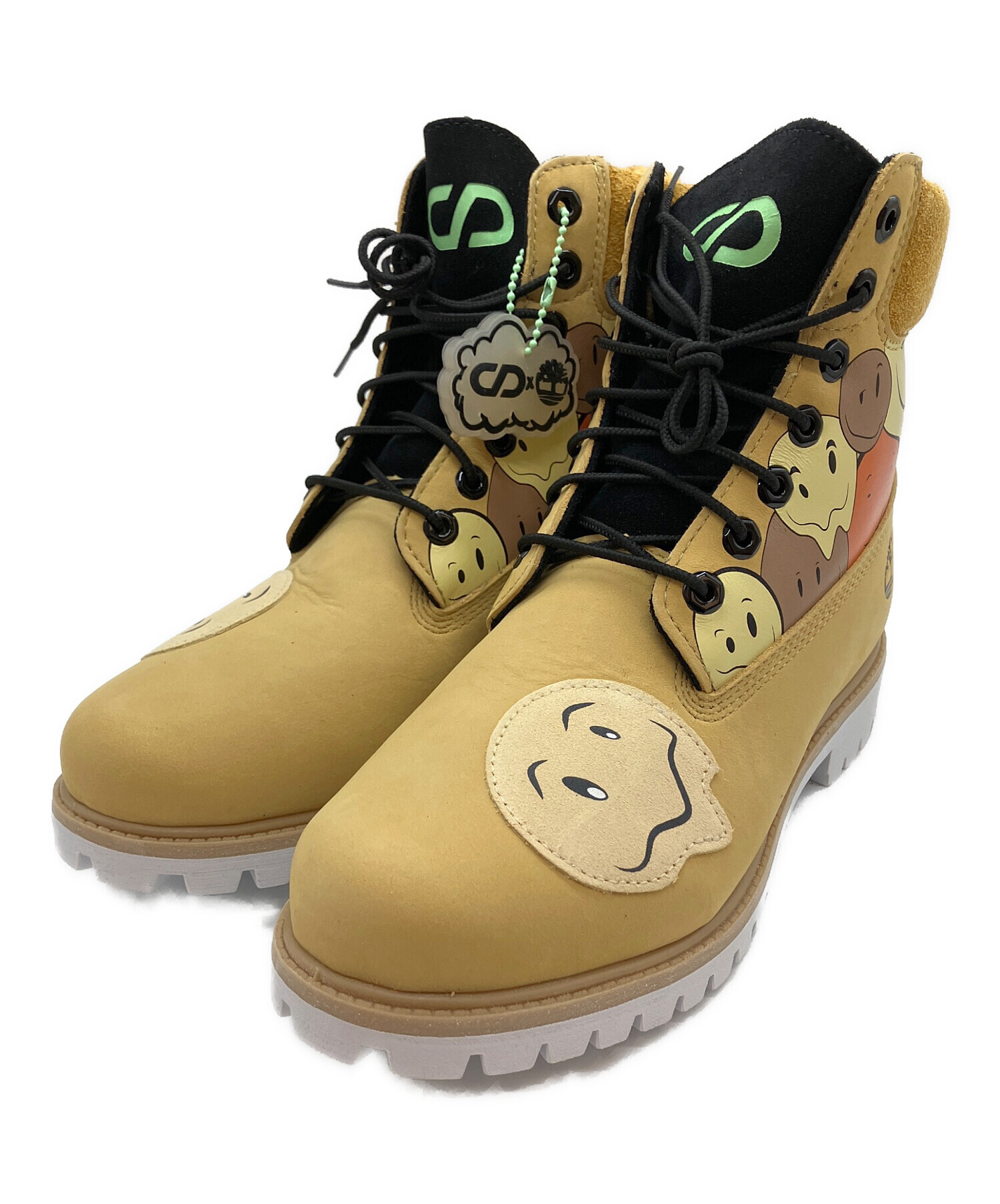 【中古】【未使用】ティンバーランド Timberland CLOTコラボ ヌバック 3アイレット ブーツ ライトブラウン【サイズ27.5cm】【メンズ】 中古・古着通販】Timberland (ティンバーランド) CNSTNT:DVLPMNT