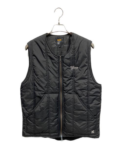 Bluco XL ブラックベスト 中古・古着通販】bluco (ブルコ) 中綿ベスト ブラック サイズ:XL