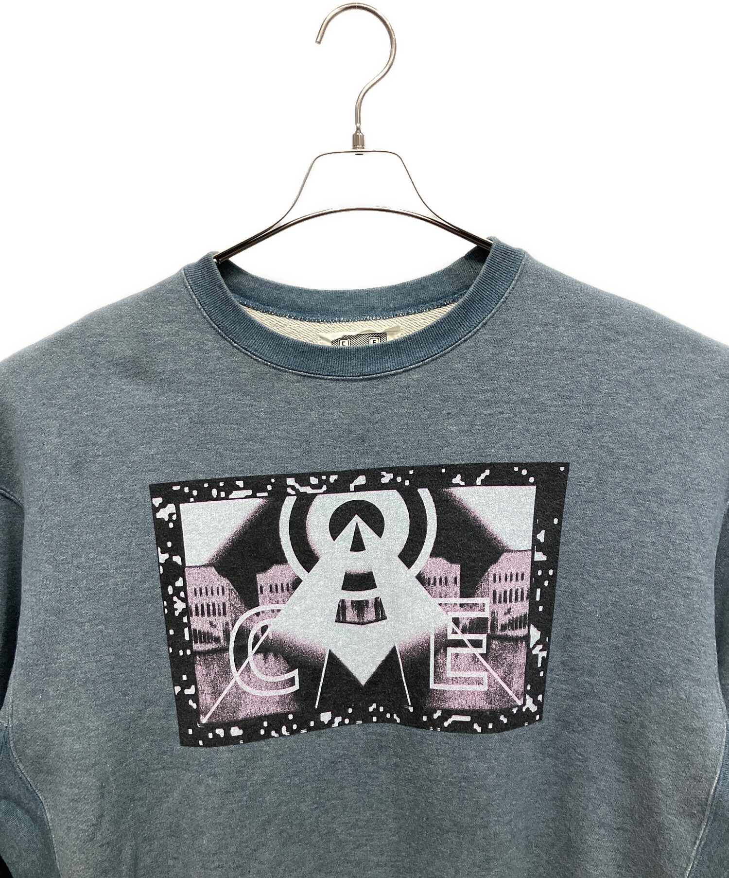 中古・古着通販】C.E (シーイー) クルーネックスウェット ブルーグレー