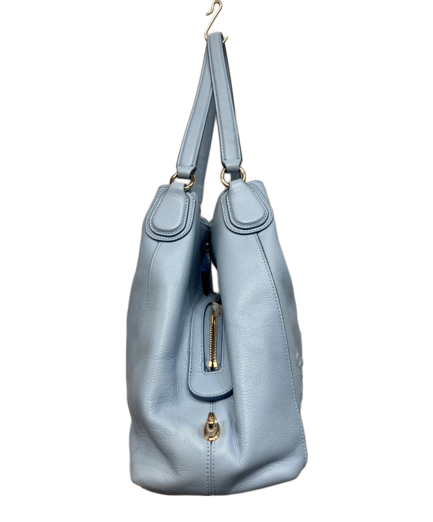 中古・古着通販】COACH (コーチ) トートバッグ スカイブルー｜ブランド