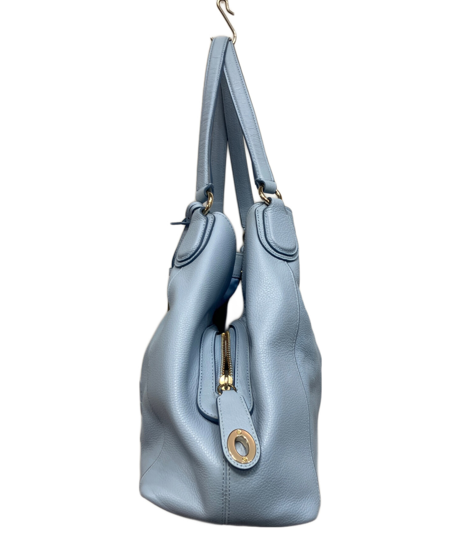 中古・古着通販】COACH (コーチ) トートバッグ スカイブルー｜ブランド