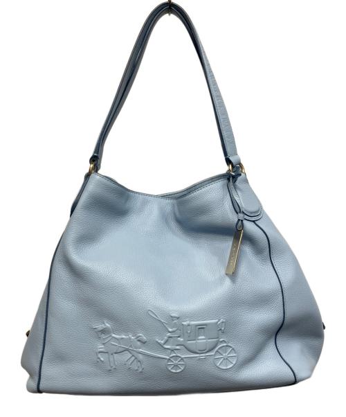 中古・古着通販】COACH (コーチ) トートバッグ スカイブルー｜ブランド