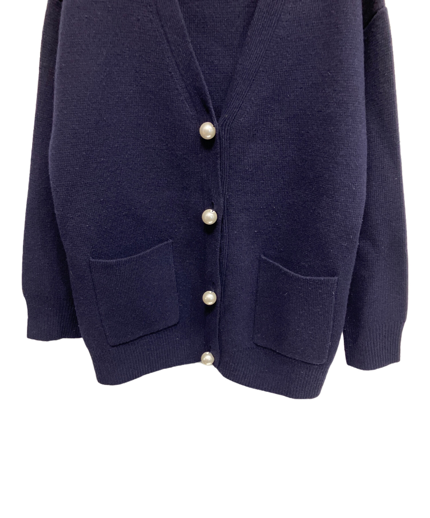 中古・古着通販】L'appartement (アパルトモン) カーディガン ネイビー