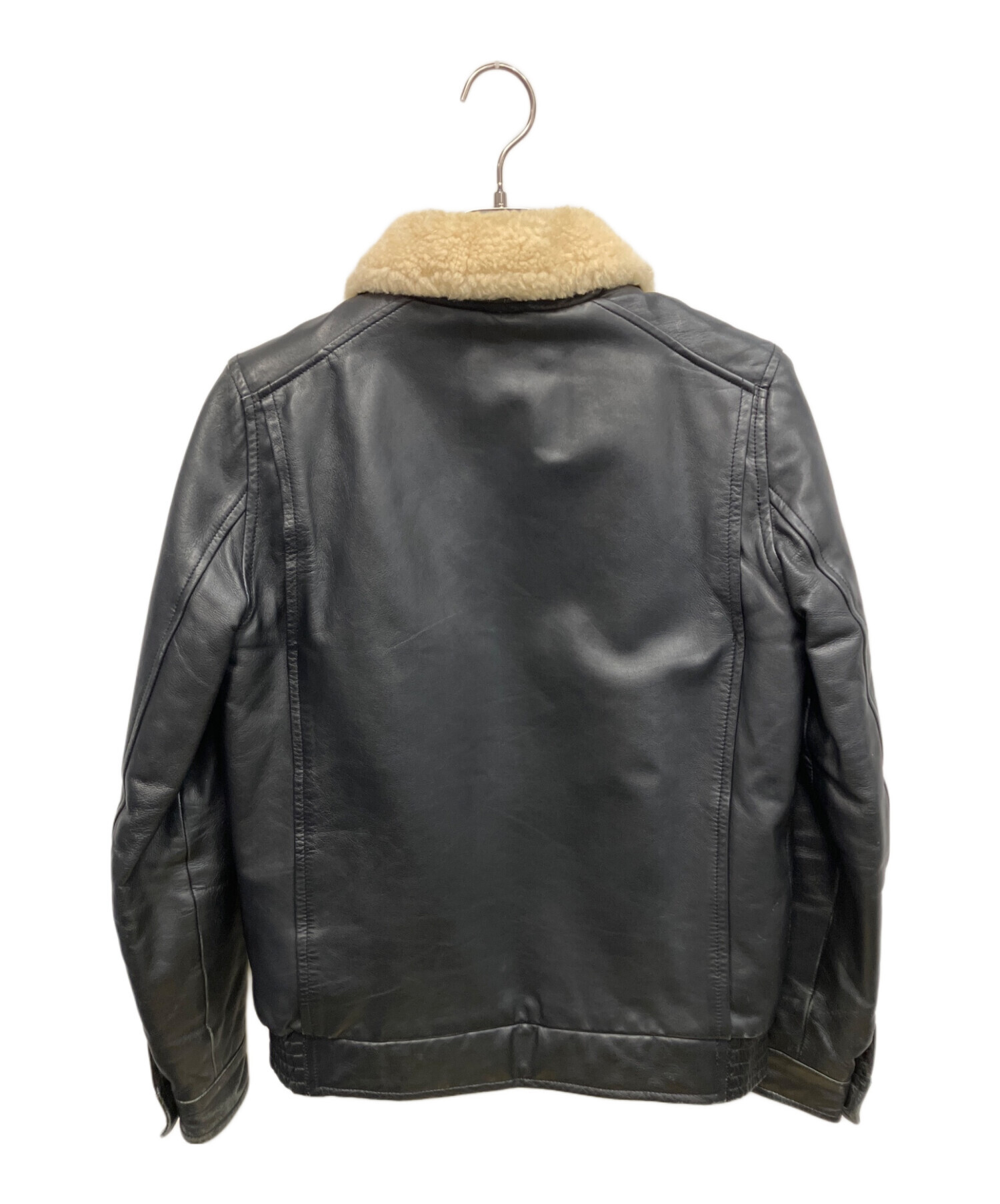 中古・古着通販】A.P.C. (アーペーセー) 羊革 裏ボアジャケット