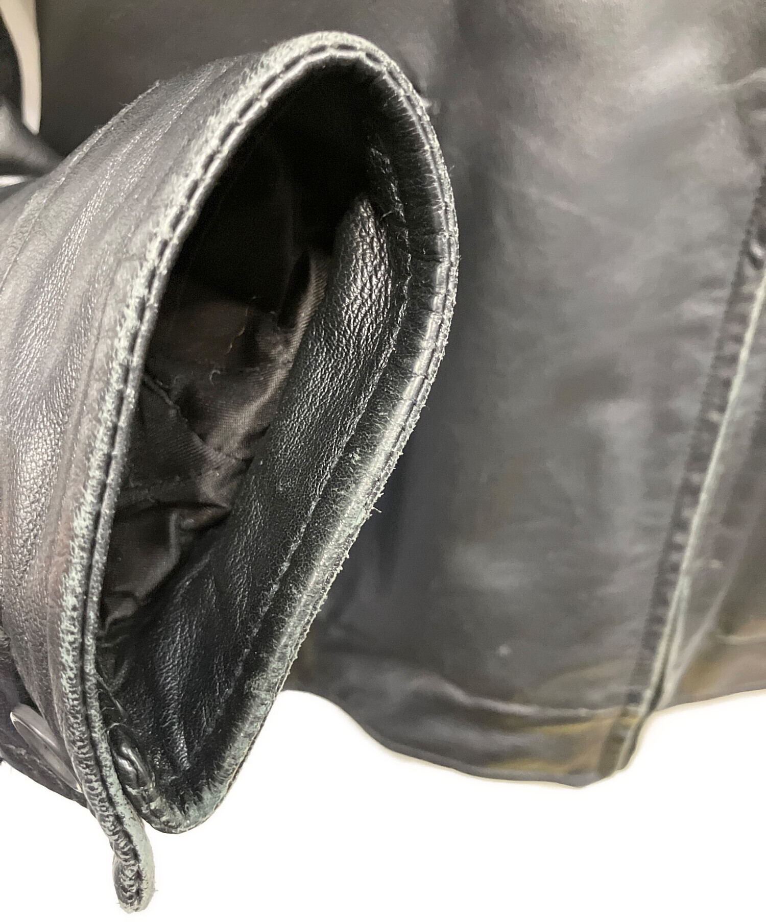 中古・古着通販】A.P.C. (アーペーセー) 羊革 裏ボアジャケット