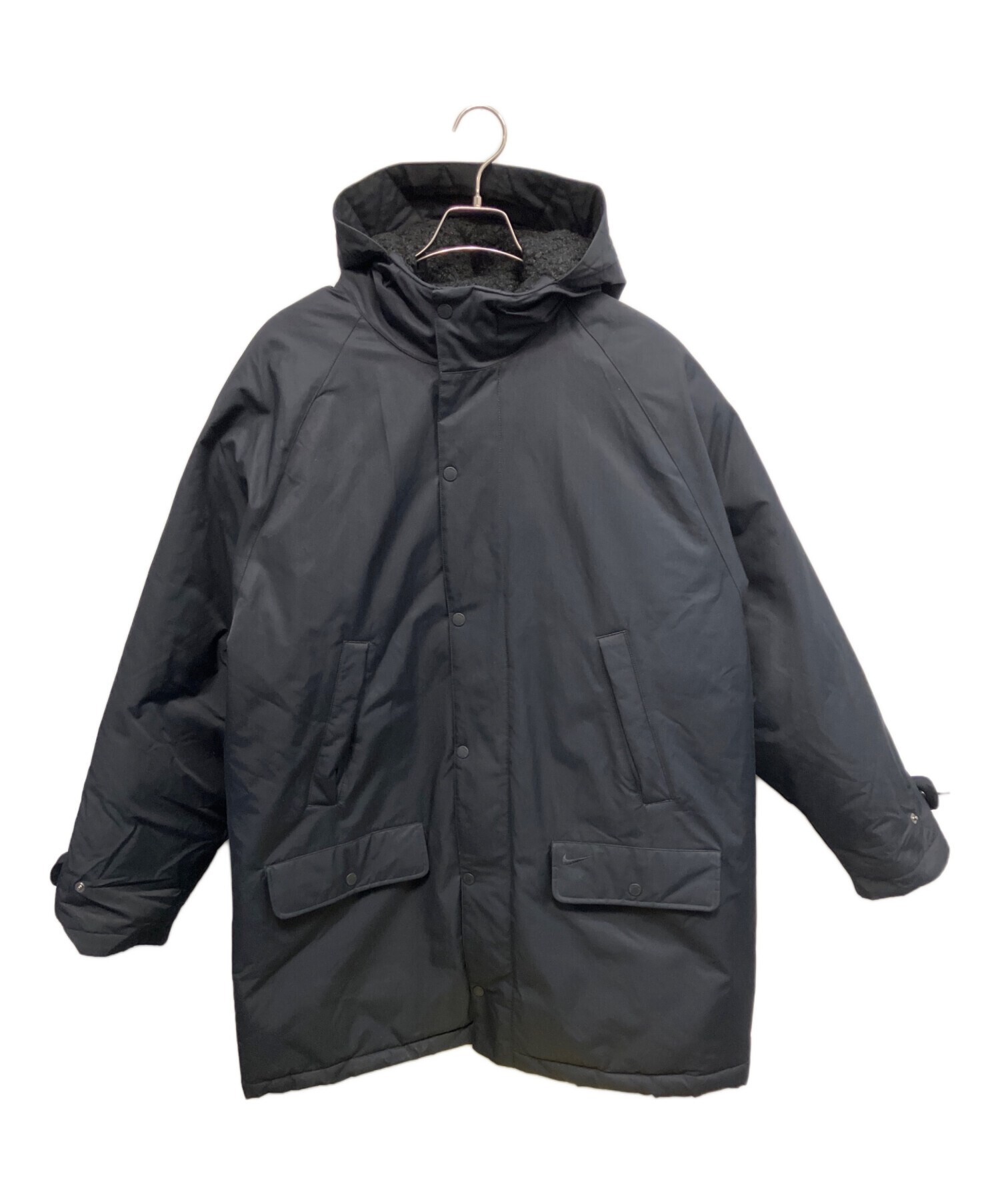 中古・古着通販】NIKE (ナイキ) 中綿コート ブラック サイズ:L 