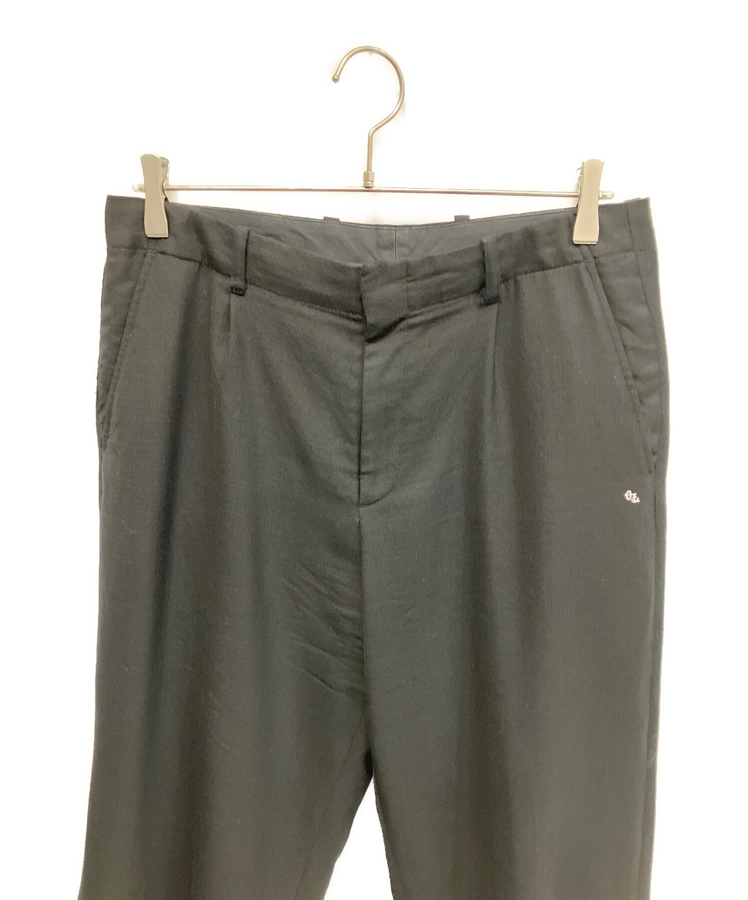 パンツ OUR LEGACY BORROWED CHINO 25SS OUR LEGACY - BORROWED CHINO Coal Black Link Stripe Weave | River