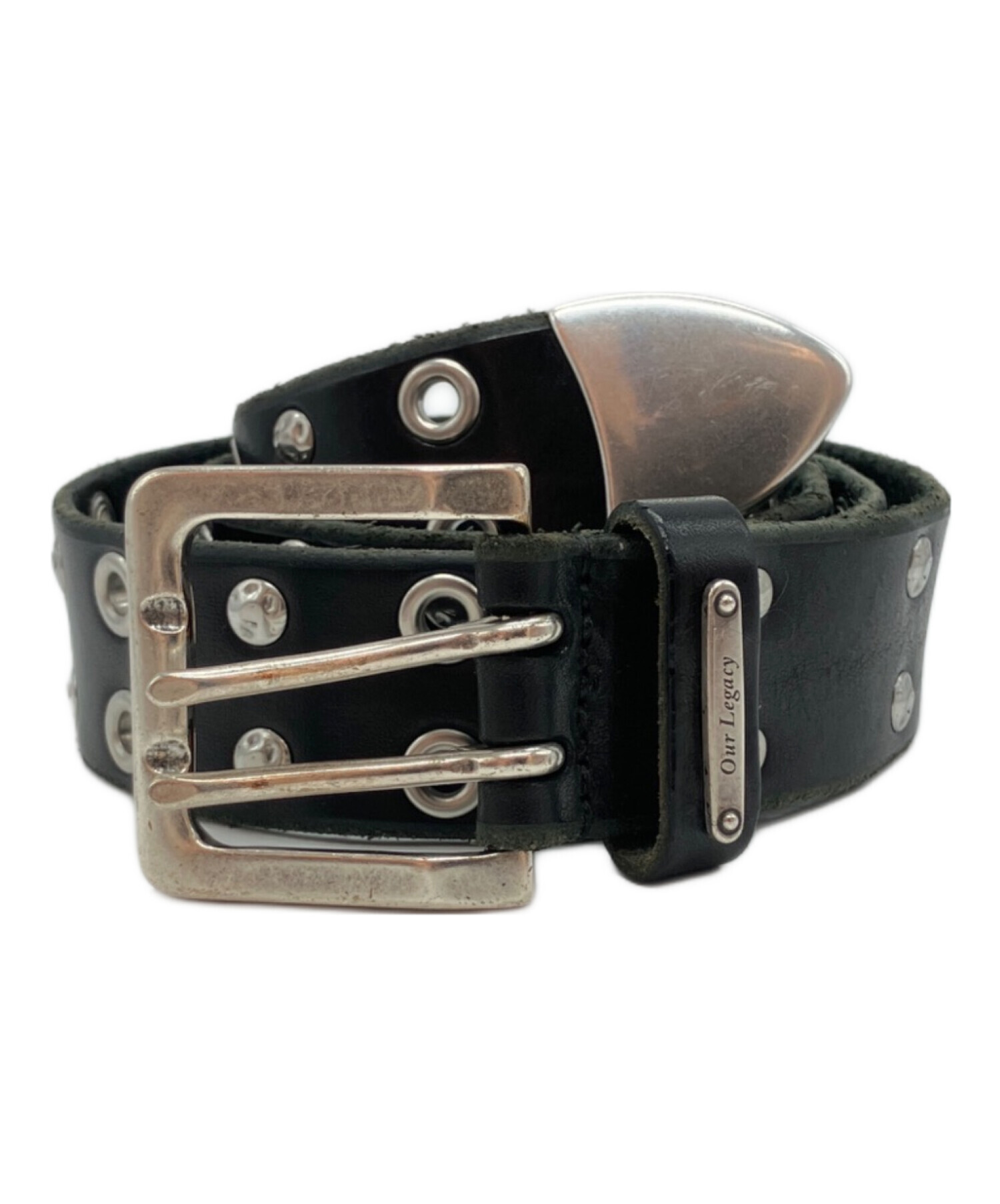 中古・古着通販】OUR LEGACY (アワーレガシー) レザーベルト ブラック
