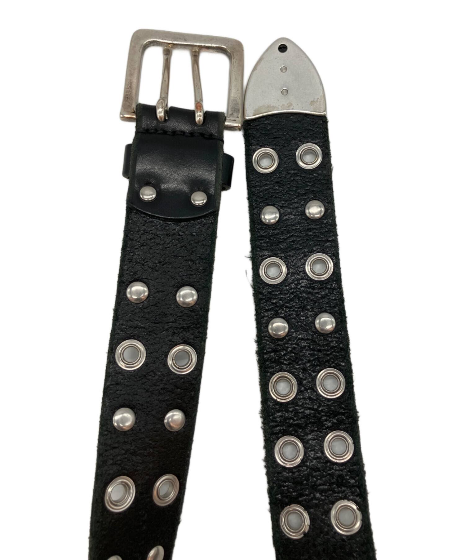 OUR LEGACY ブラックレザーベルト 中古・古着通販】OUR LEGACY (アワーレガシー) レザーベルト ブラック