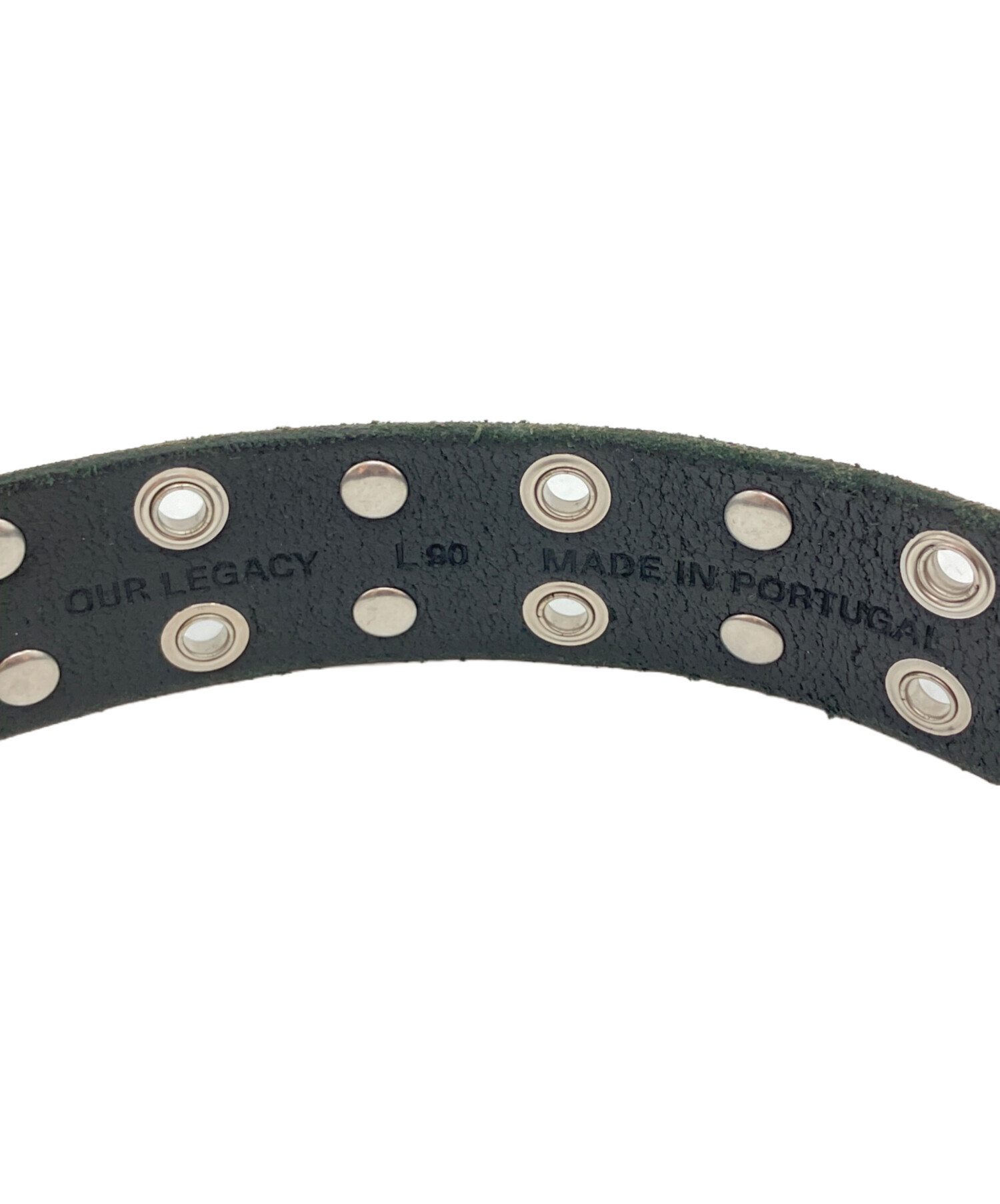 中古・古着通販】OUR LEGACY (アワーレガシー) レザーベルト ブラック