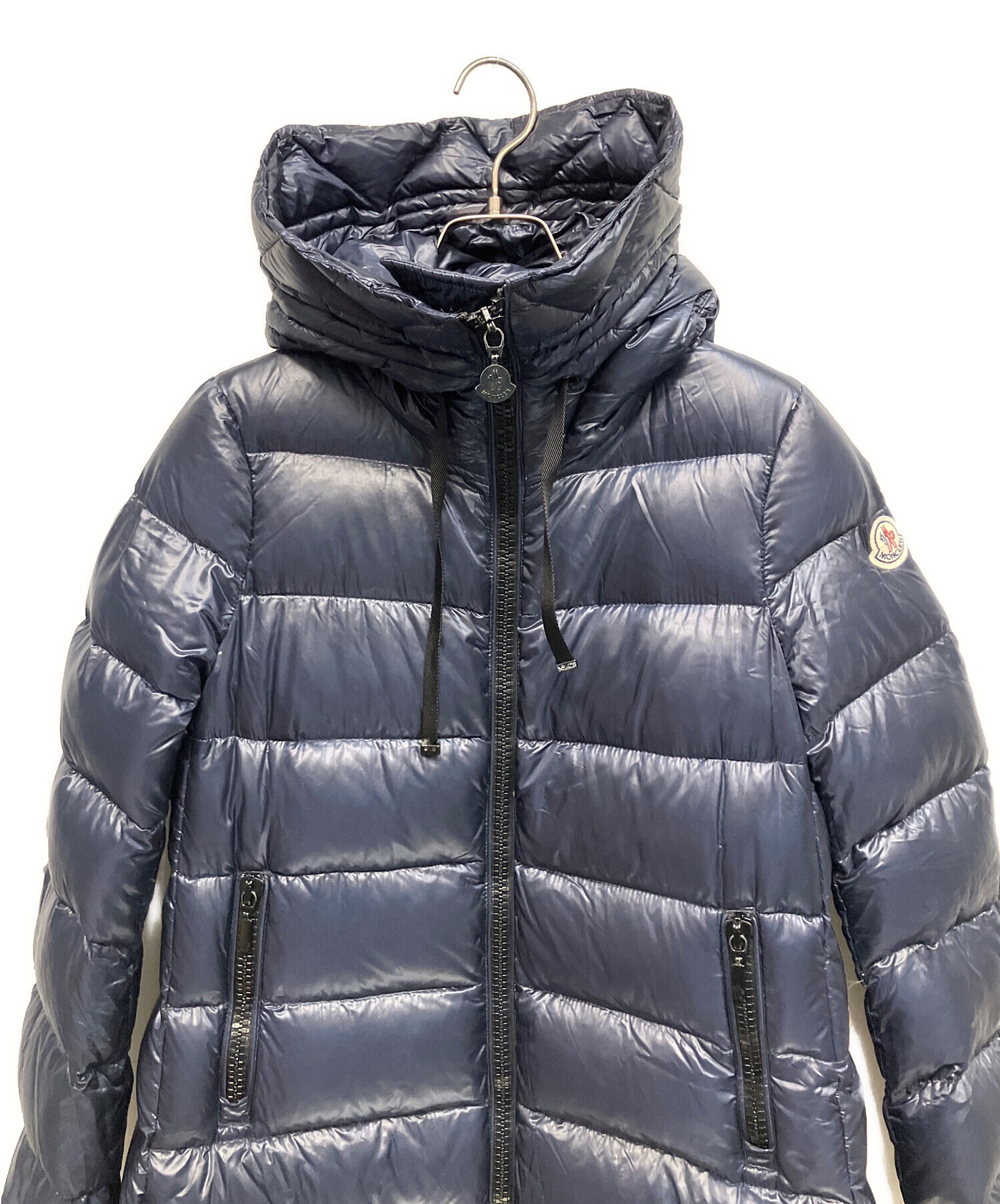 【連休中0.3万引‼️】Moncler ダウン SUYEN 12a ネイビー 中古・古着通販】MONCLER (モンクレール) SUYENダウンコート ネイビー