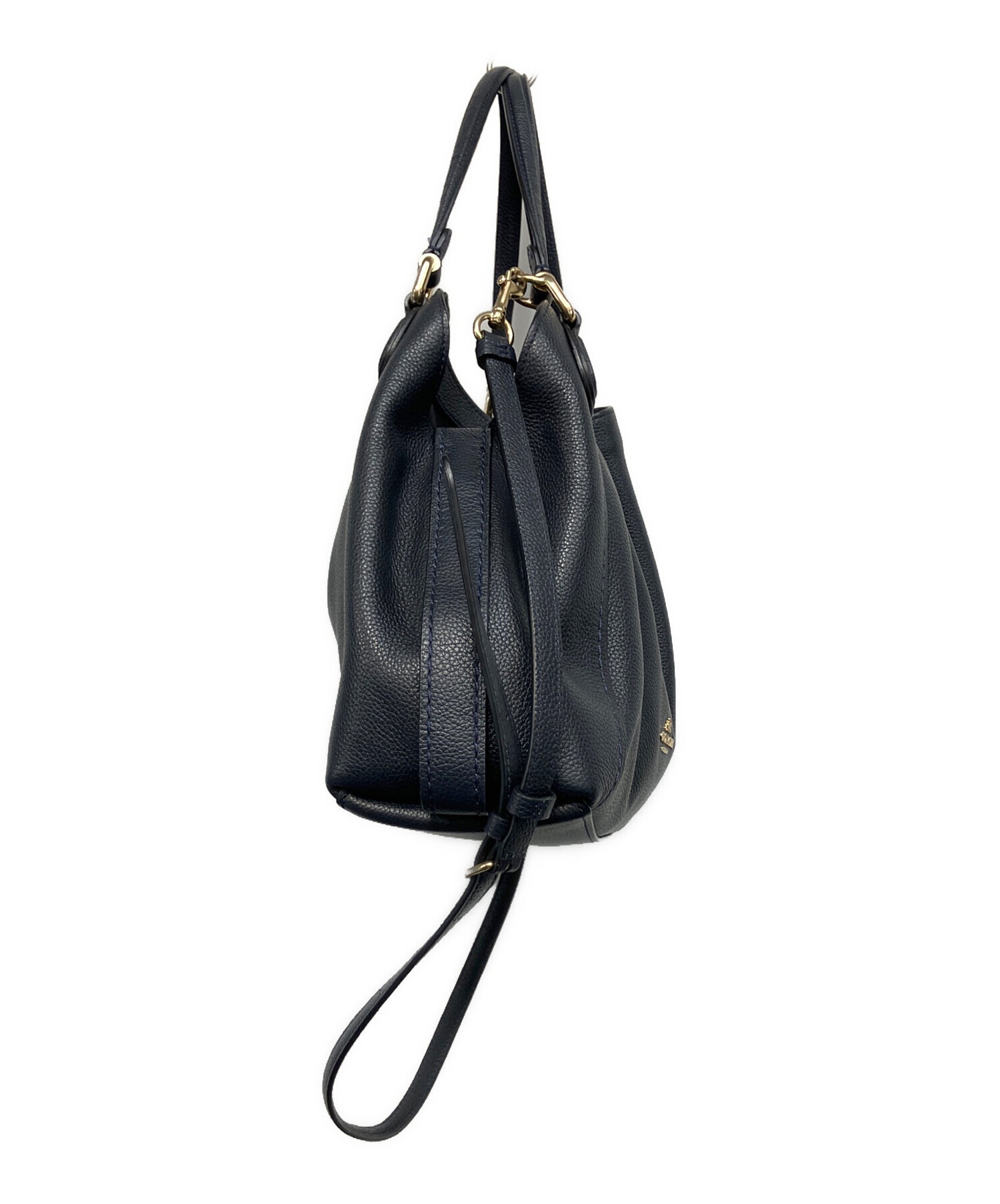 中古・古着通販】COACH (コーチ) 2WAYバッグ ネイビー｜ブランド・古着