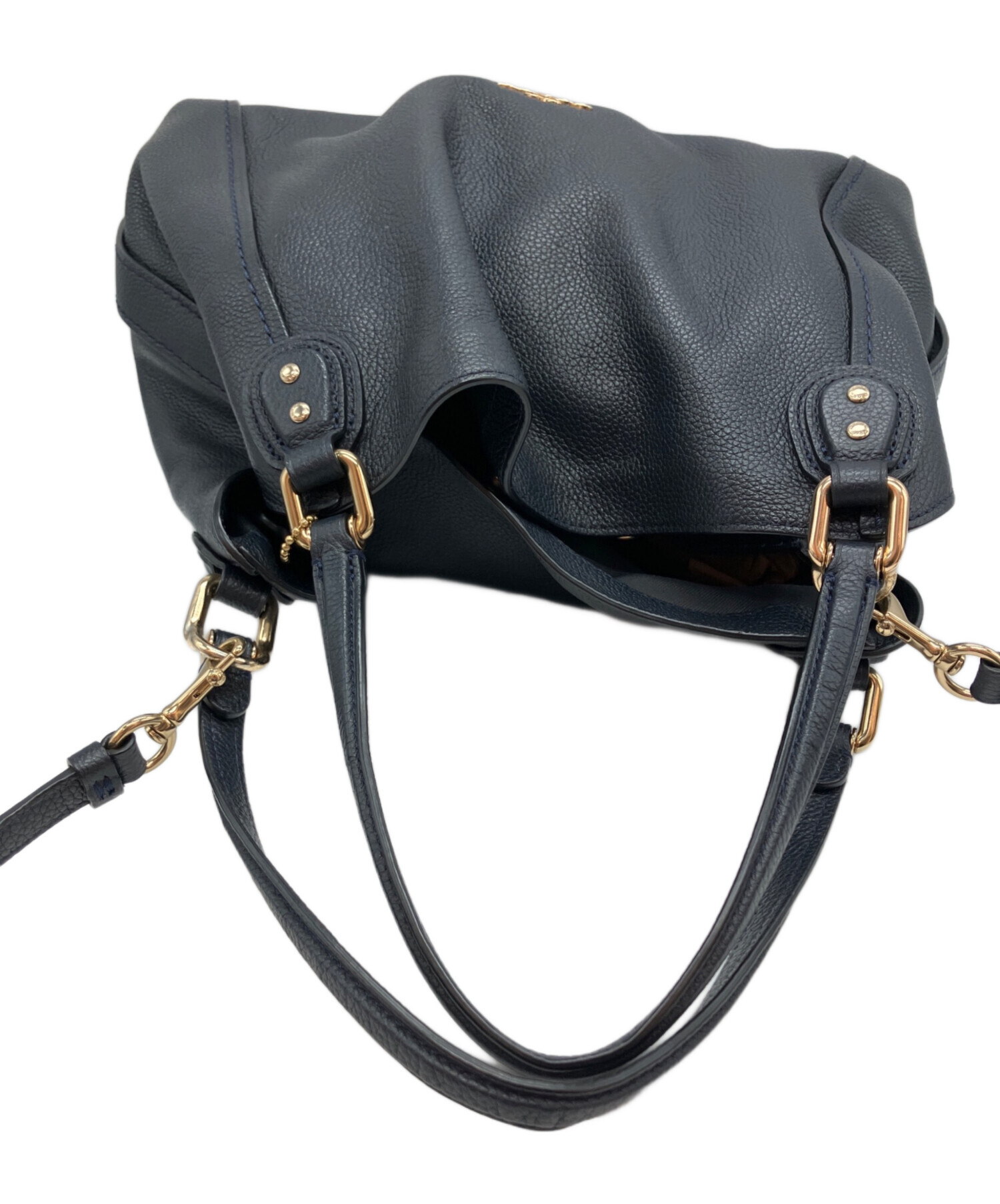 コーチ☆バック　新品.未使用　2WAY COACH - コーチ 2WAYバッグ ハンド ショルダー ヒョウ柄 水色 ライト