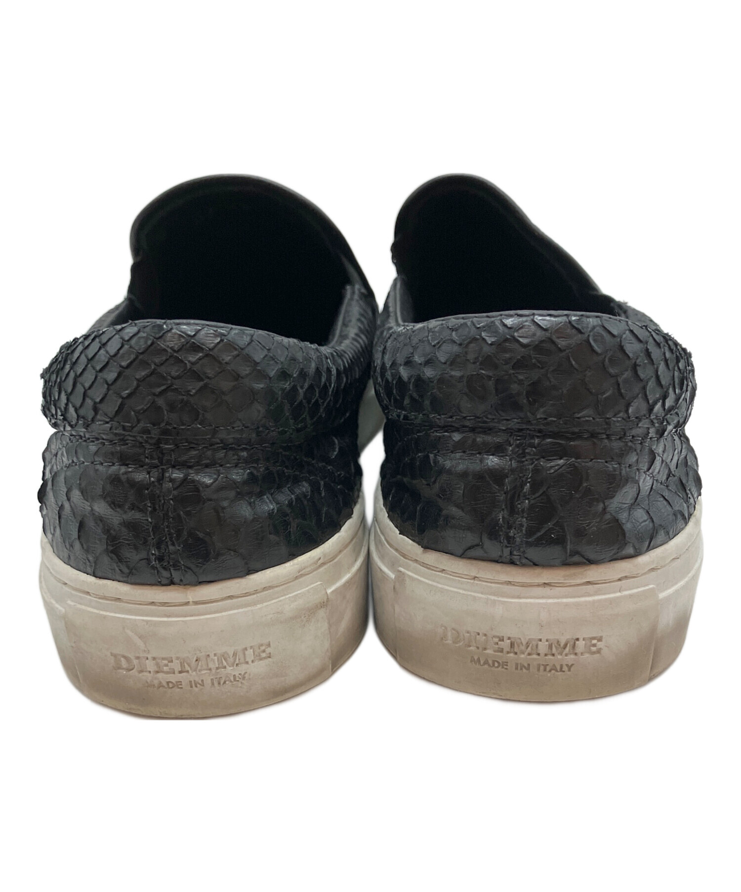 中古・古着通販】DIEMME (ディエッメ) スリッポン ブラック サイズ:43 