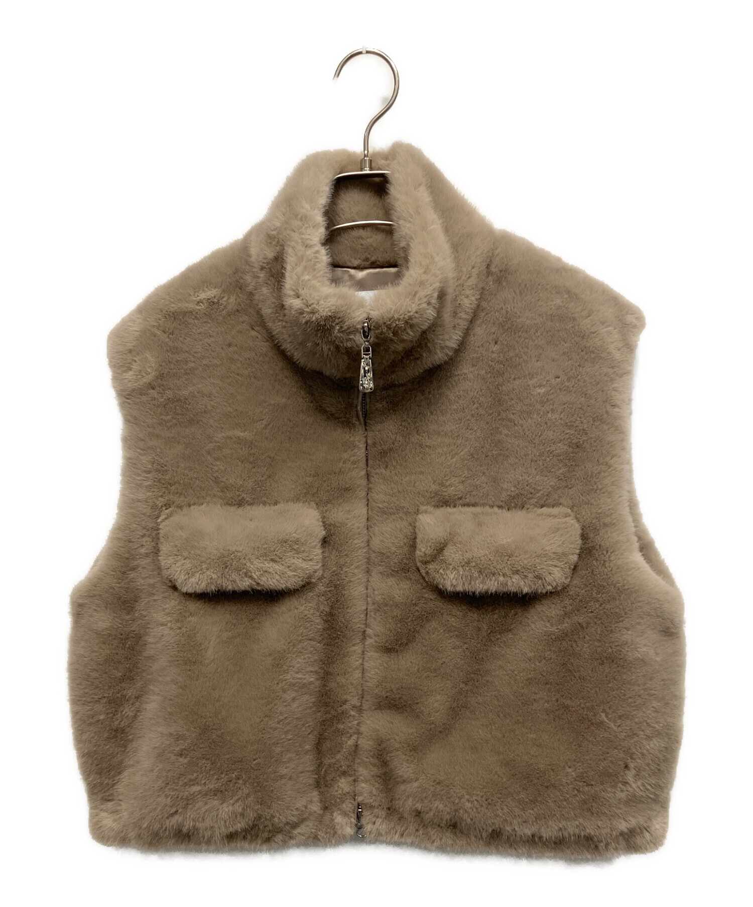 PRIORITY ファーベスト 中古・古着通販】PRIORITY (プライオリティ) ファーベスト ベージュ