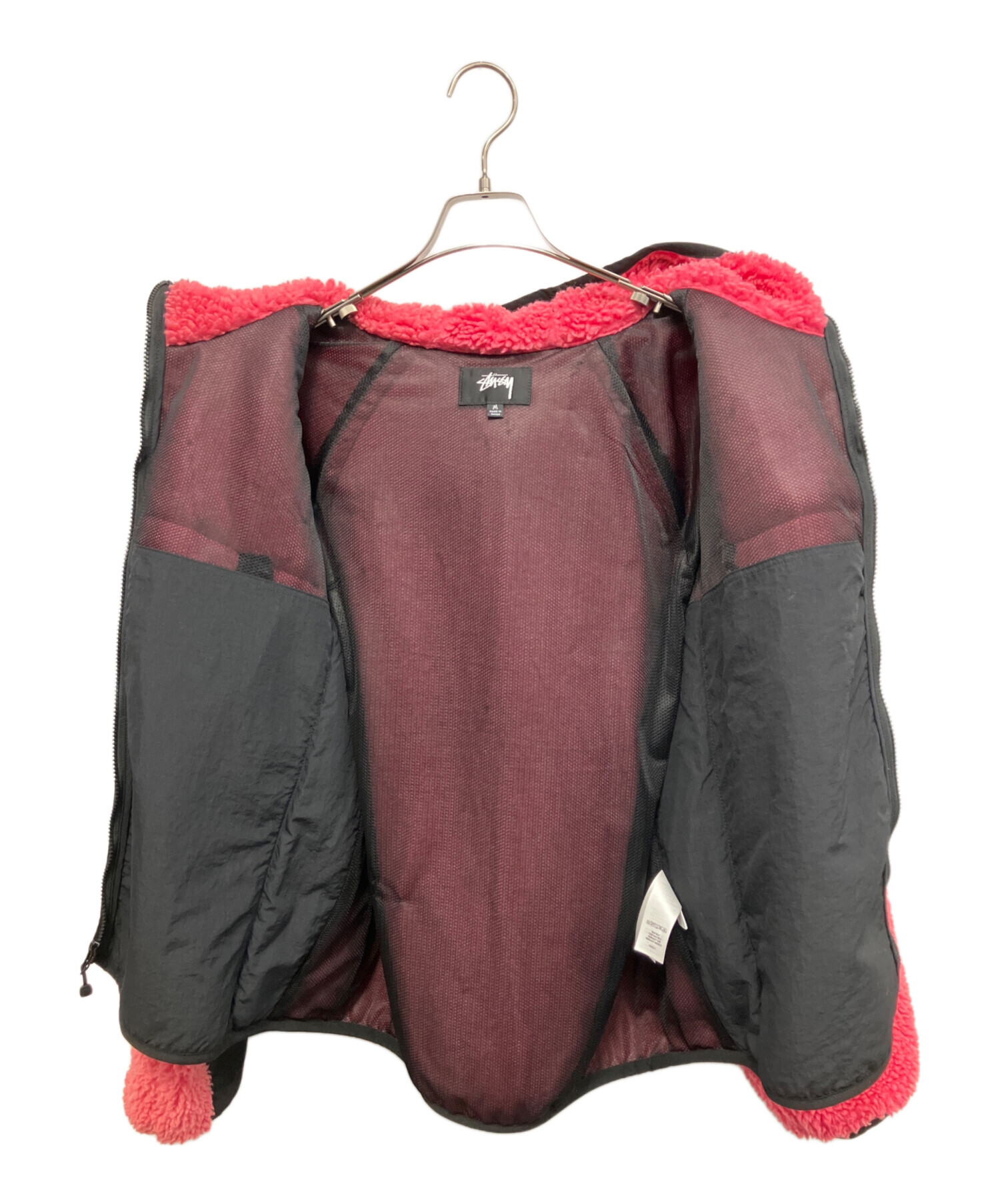 中古・古着通販】stussy (ステューシー) ボアジャケット ショッキング