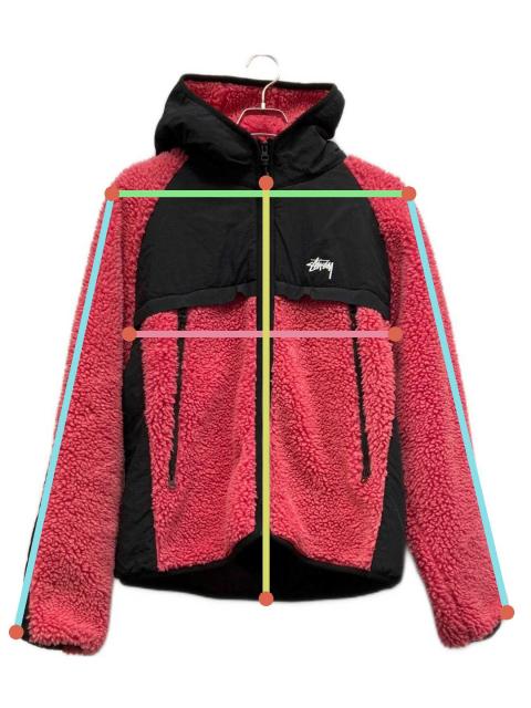 中古・古着通販】stussy (ステューシー) ボアジャケット ショッキング