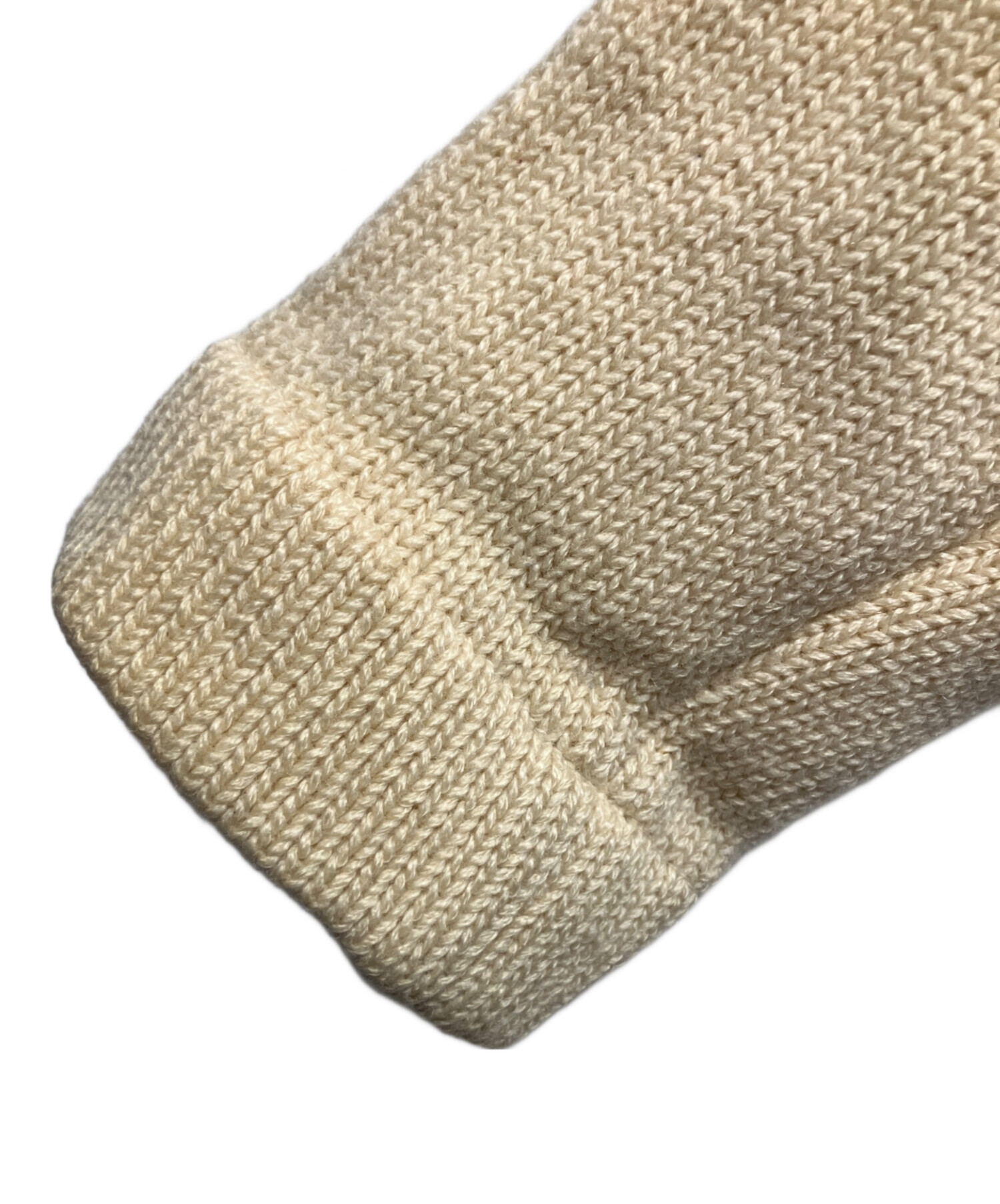 COMME des GARCONS HOMME カーディガン ベージュ Asymmetrical linen cardigan in beige - Comme Des Garcons Homme