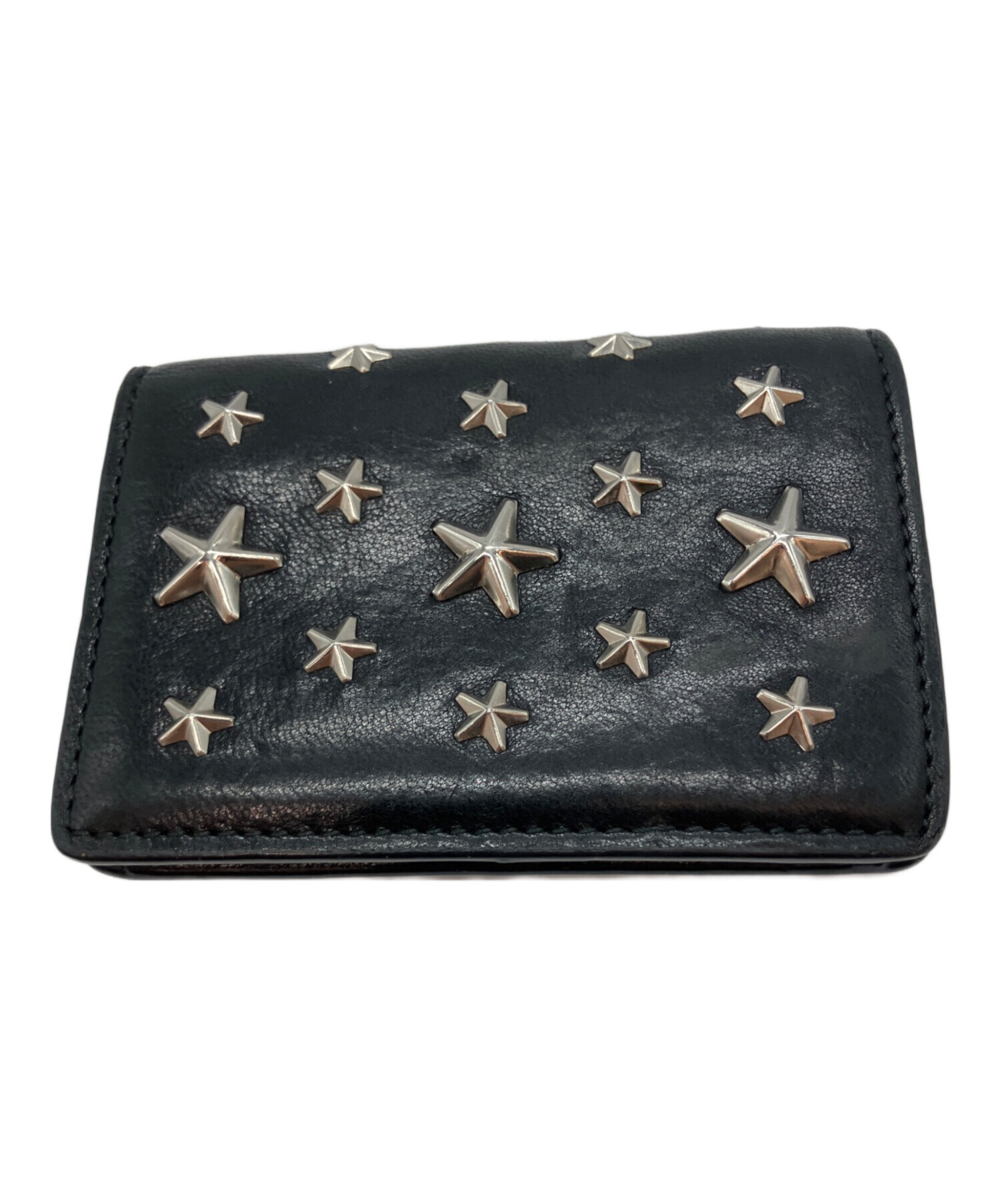 中古・古着通販】JIMMY CHOO (ジミーチュウ) スタッズ 2つ折り財布